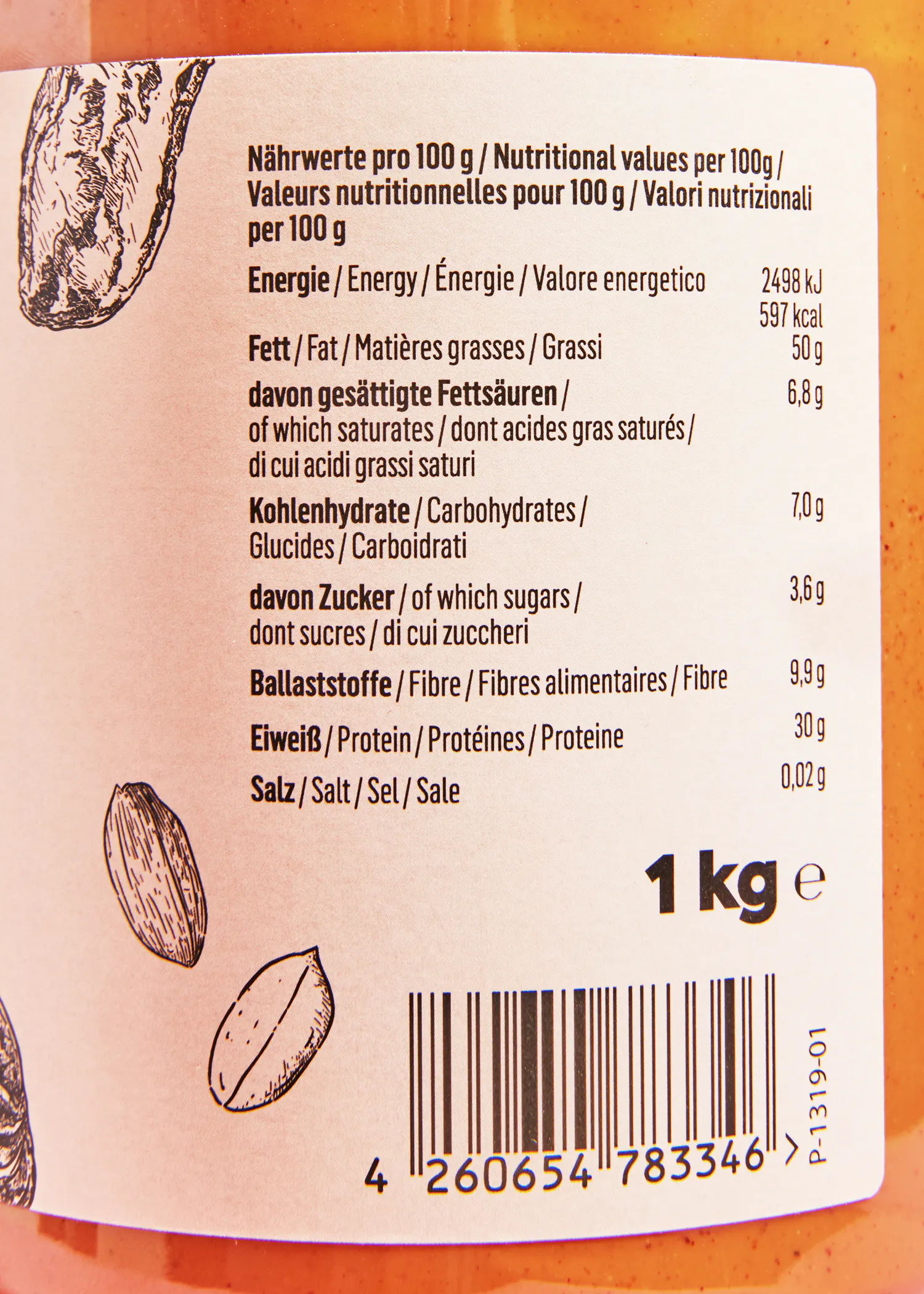 Purée de cacahuètes 1 kg