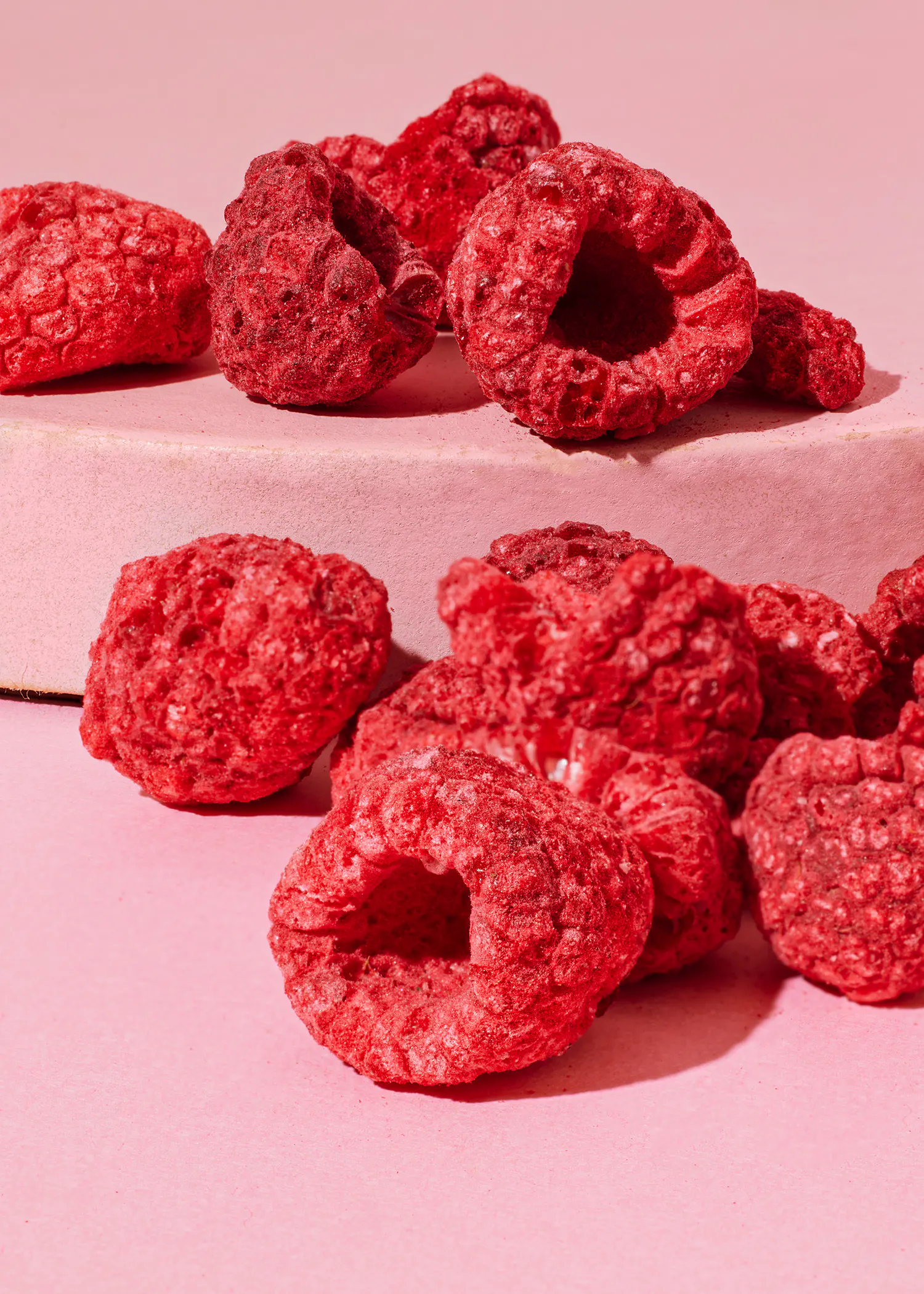 Freeze-dried raspberries 350g