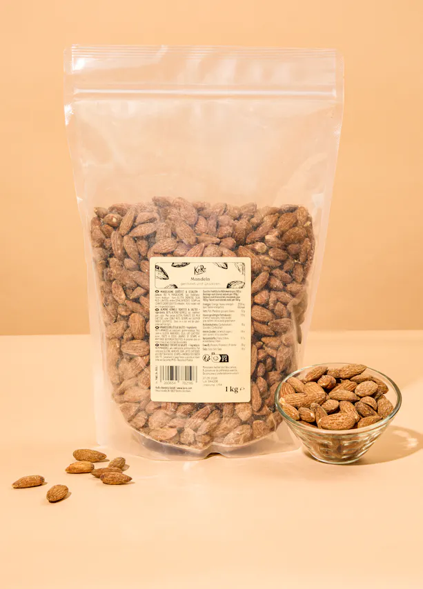 Amandes grillées et salées 1 kg