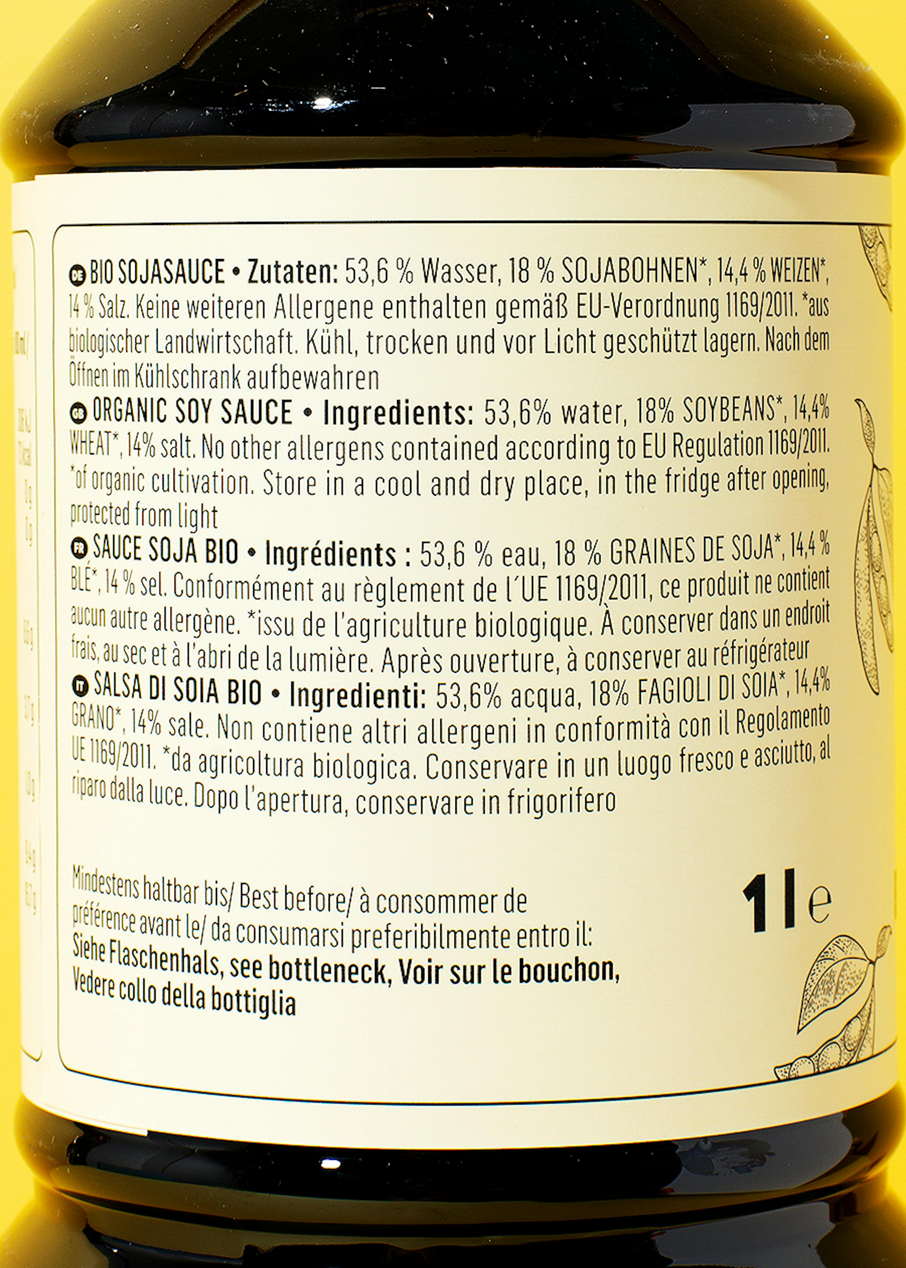 4260718297512 - Bio Sojasauce 12 x 1 L