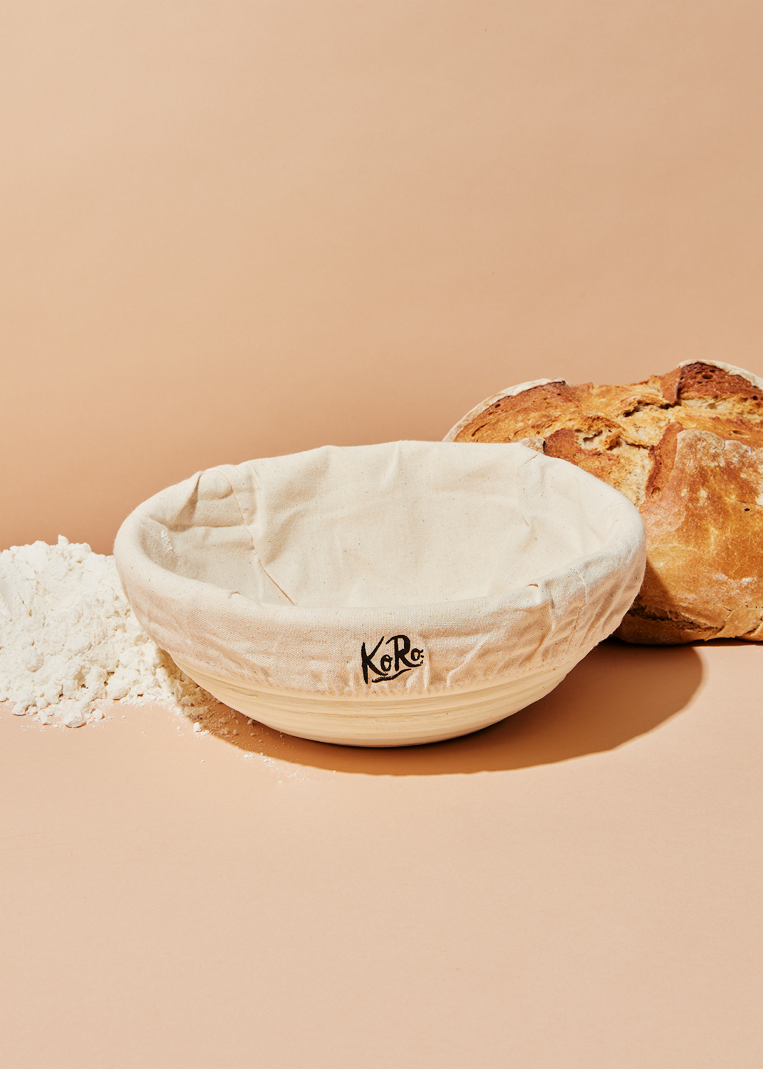 cestino per la dimostrazione del pane in rattan naturale 22cmx8cm ciotola professionale per la divisione del pane Grande cesto per la dimostrazione del pane rotondo 