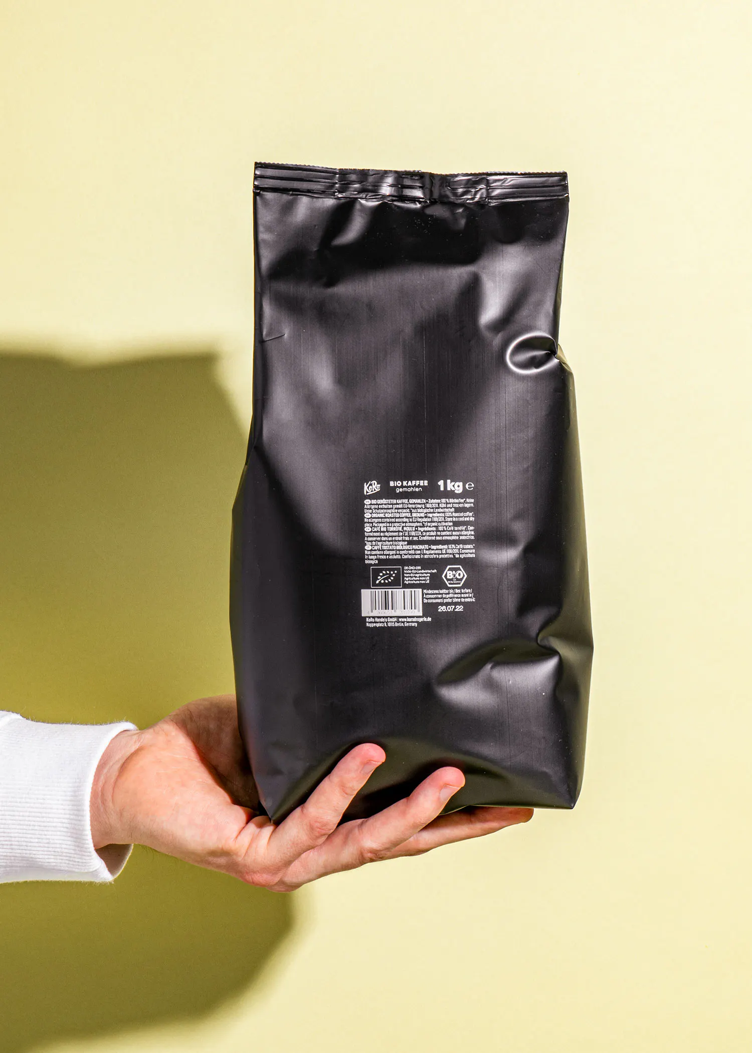 Bio gemalen koffie 1 kg