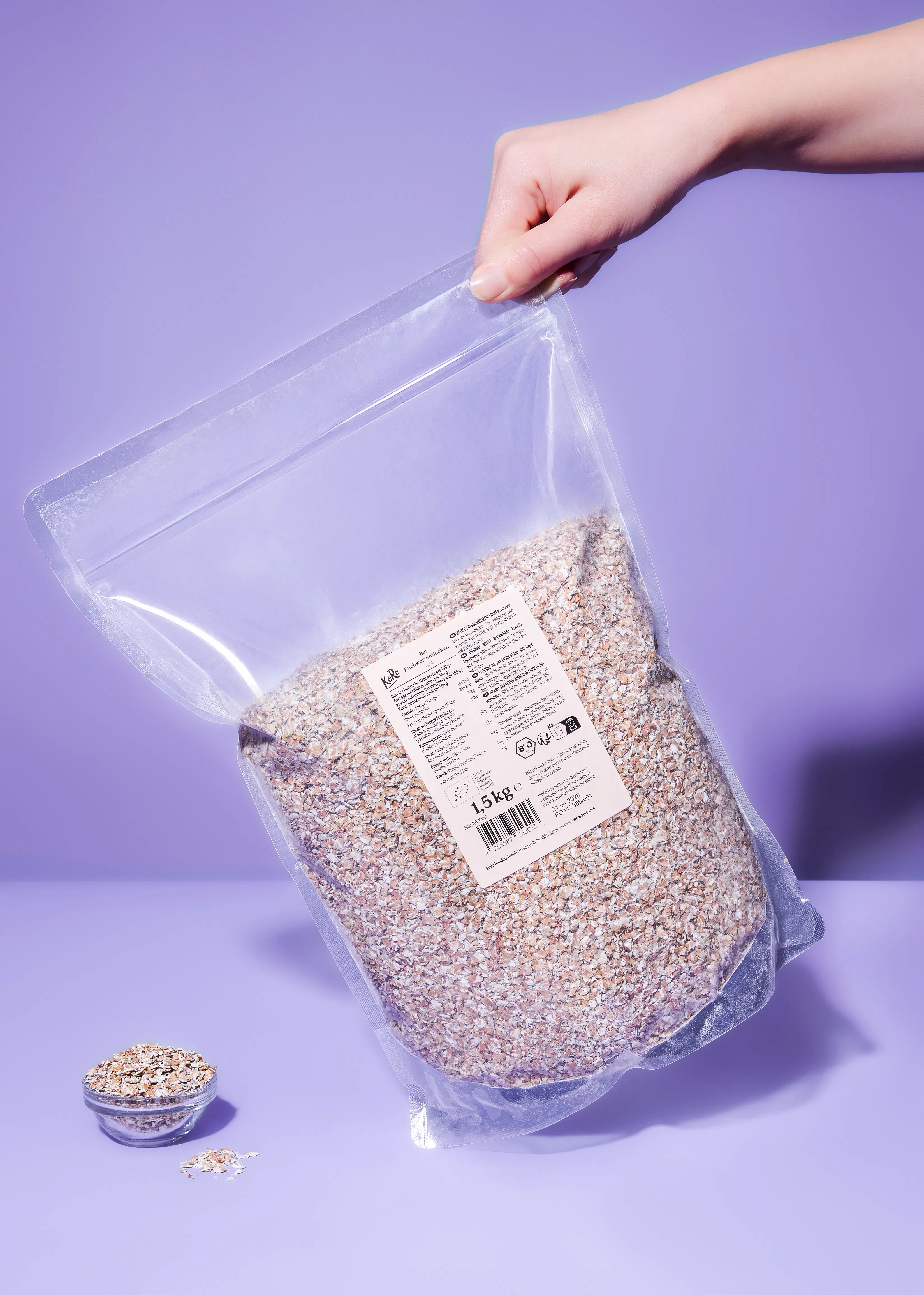 Copos de trigo sarraceno BIO 1,5 kg