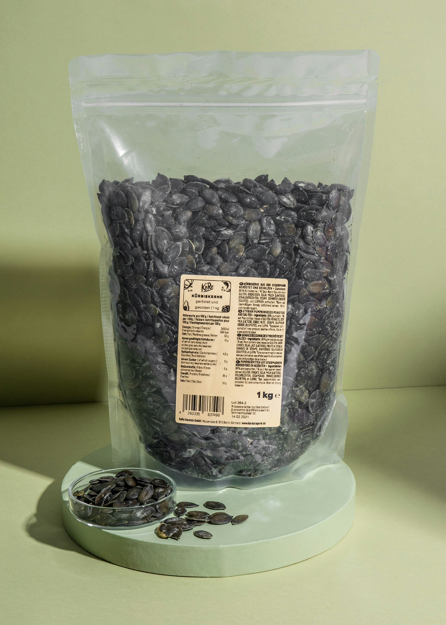 Steirische Kürbiskerne kaufen | KoRo