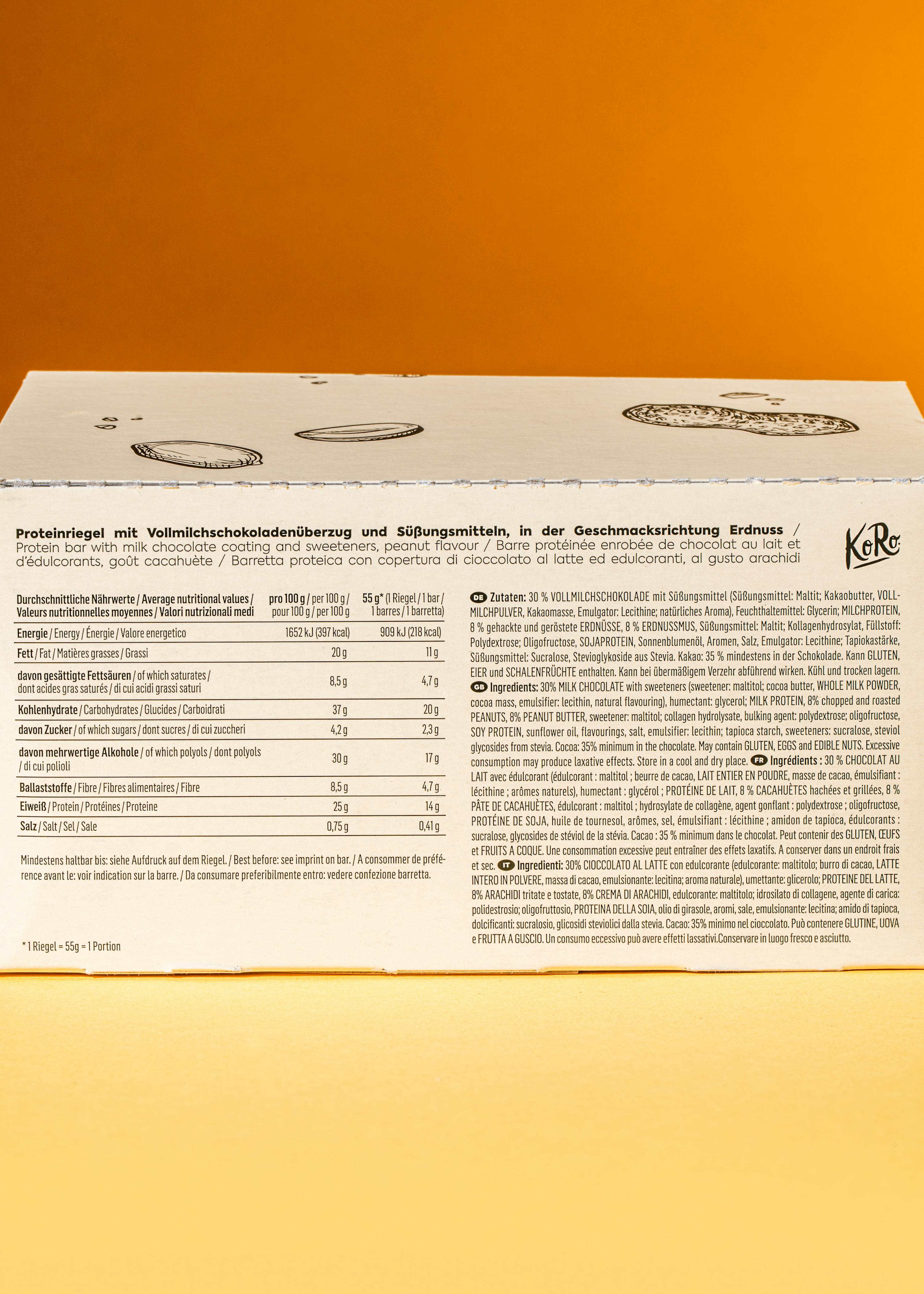 4255582807295 - Protein Bar Deluxe with Peanut Butter 12 x 55 g - 2 Wahl