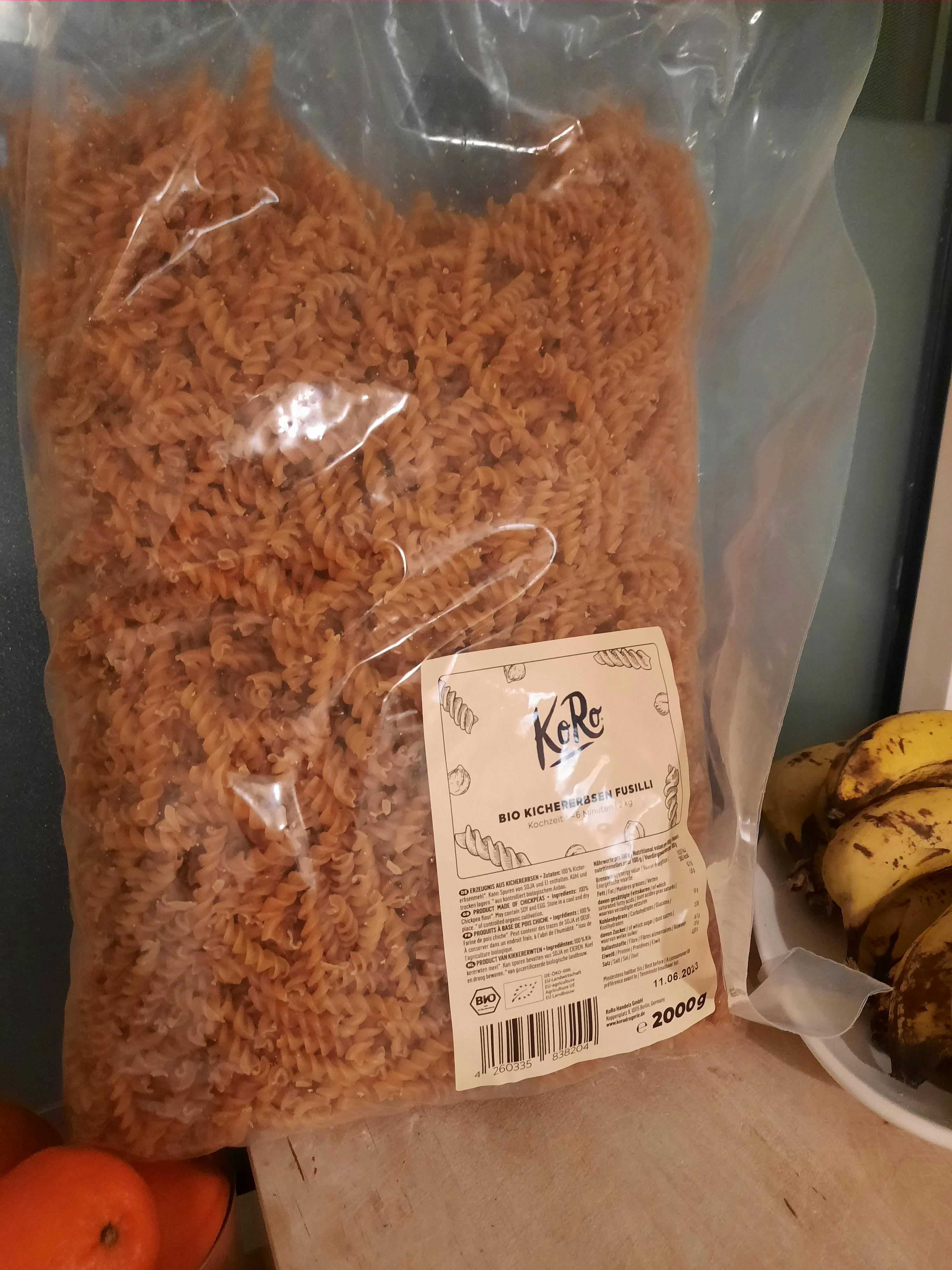 a bag of pasta with a label that says ' bio - riche ' on it