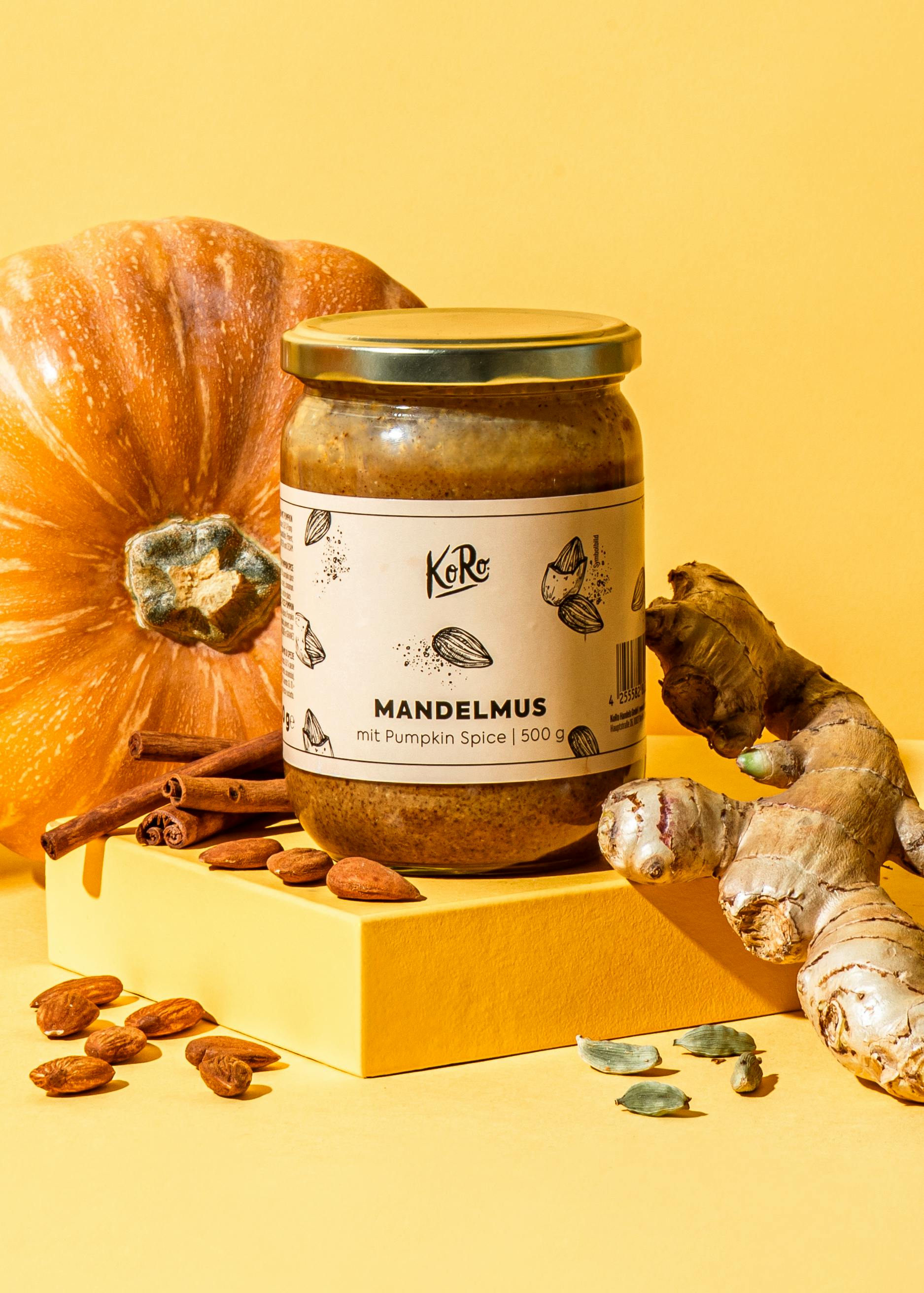 The highlight in fall: almond butter with pumpkin spice