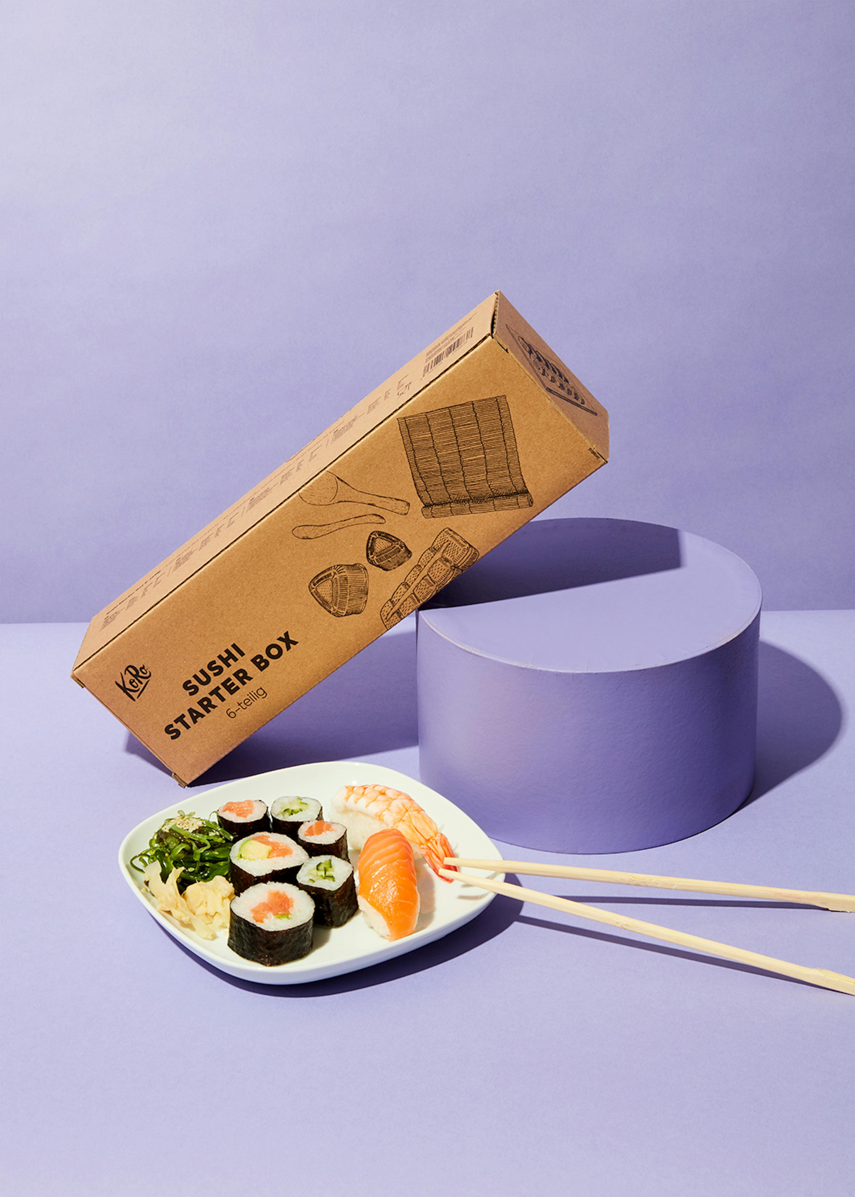 Jogo Japonês Kit Sushi 3 Peças no Chacote Biscoito