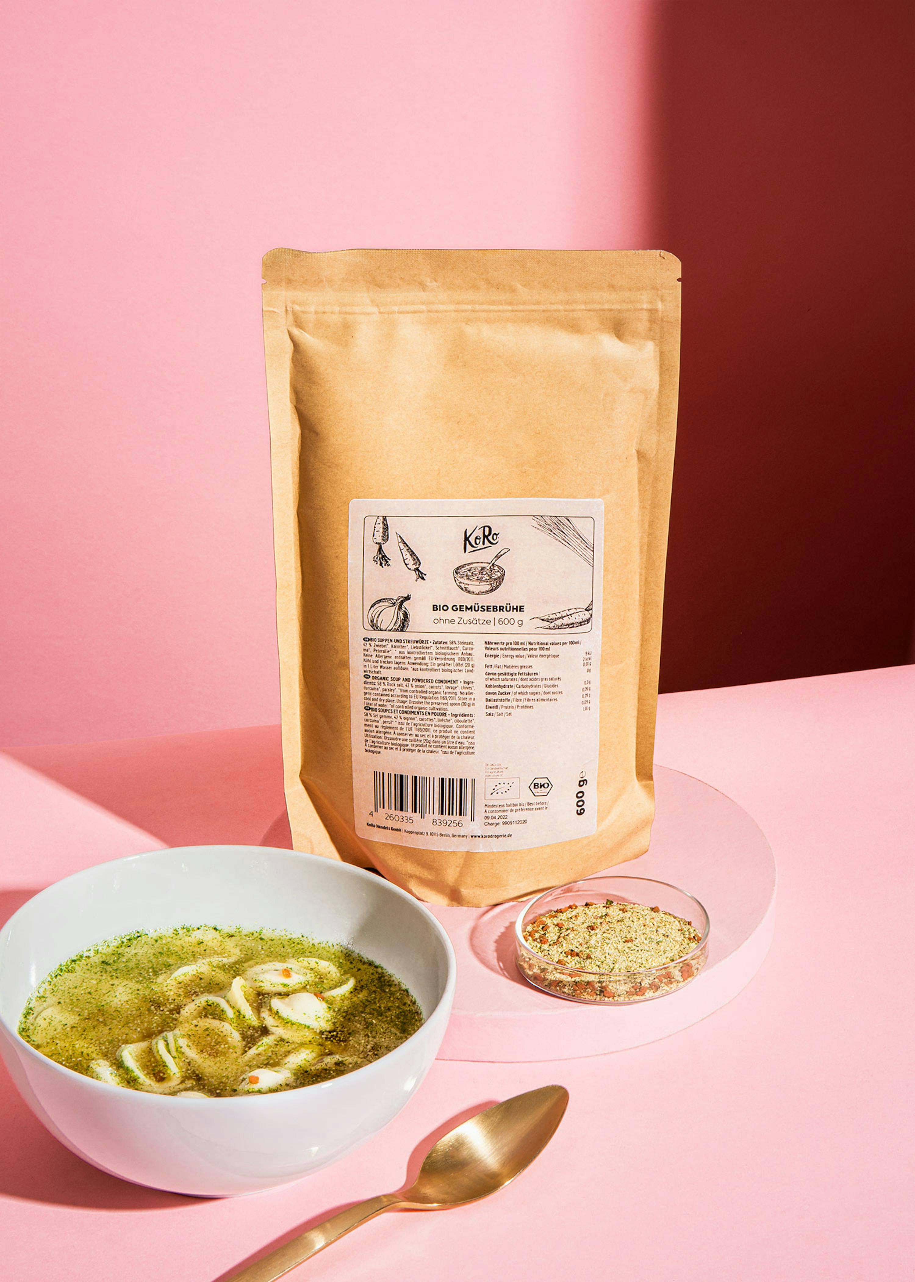 Biologische groentebouillon zonder zout goedkoop online kopen KoRo