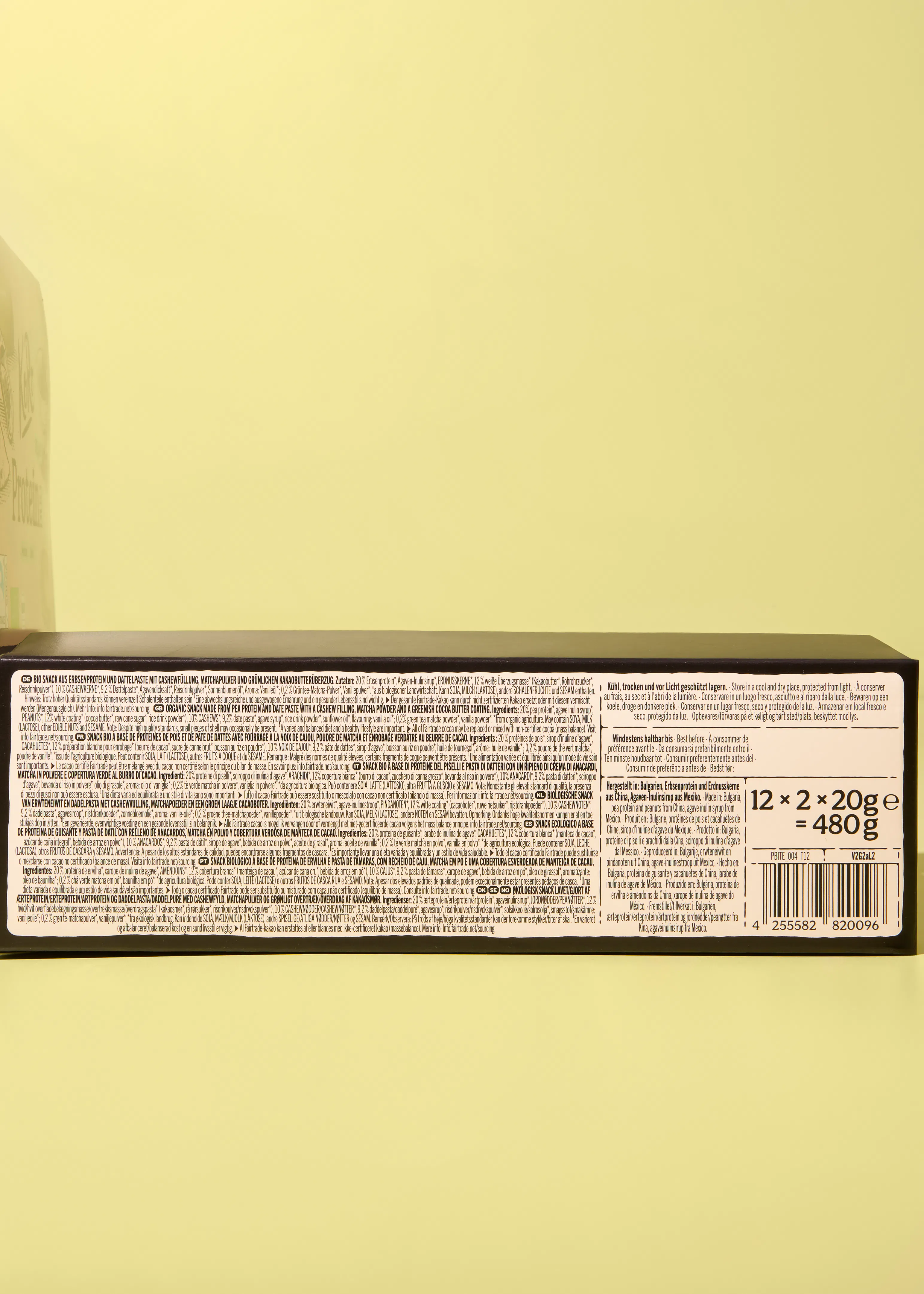 Bio Protein Duo Matcha Choc | 12 x 2 x 20 g 
