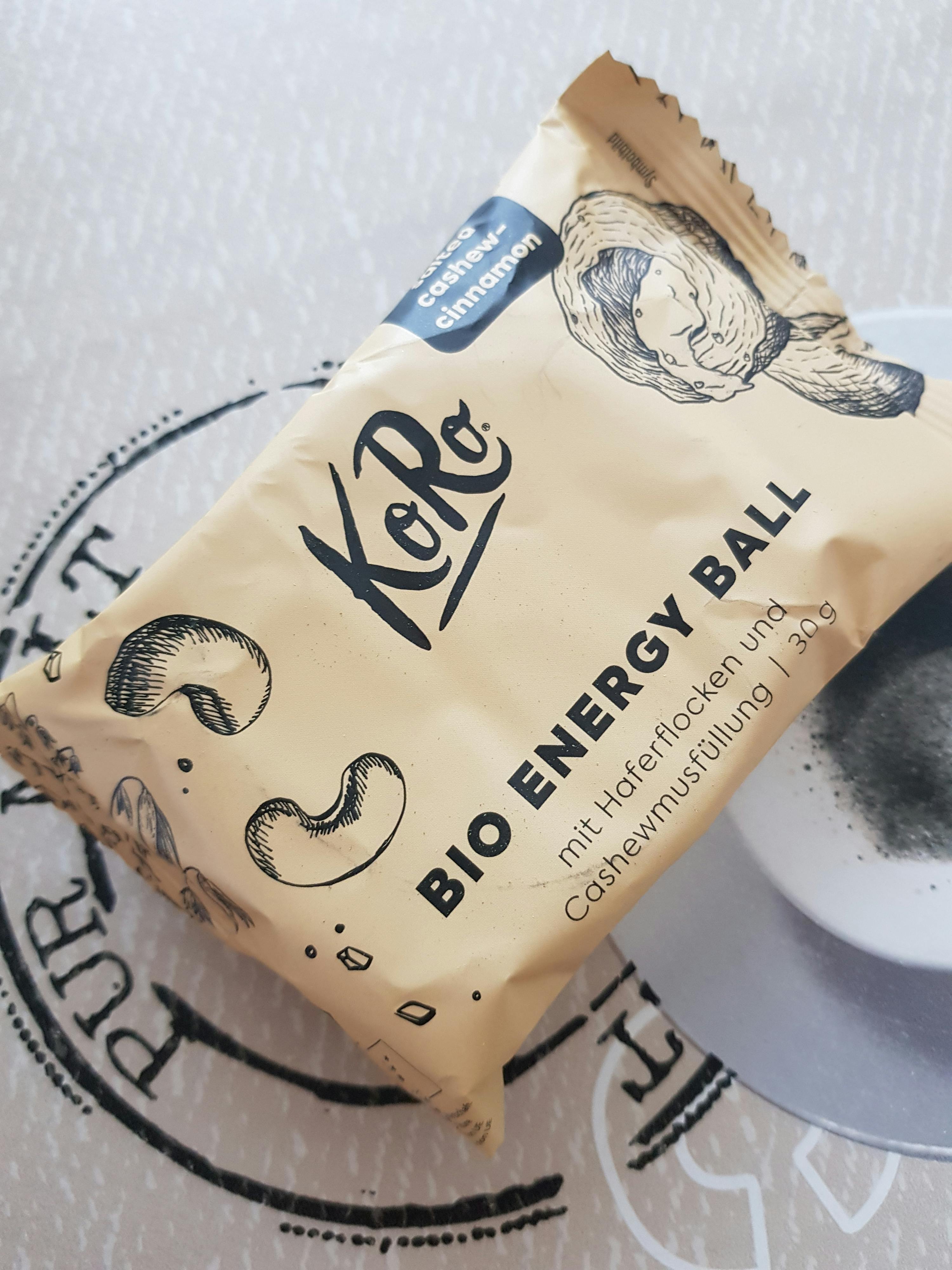 eine Nahaufnahme eines Bio-Energie-Balls