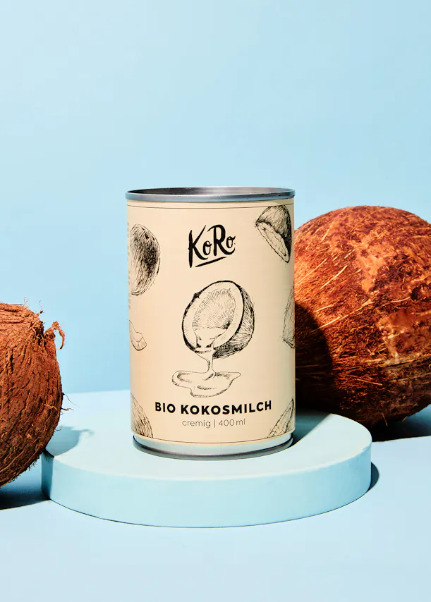 Lait de coco bio en conserve 400 ml