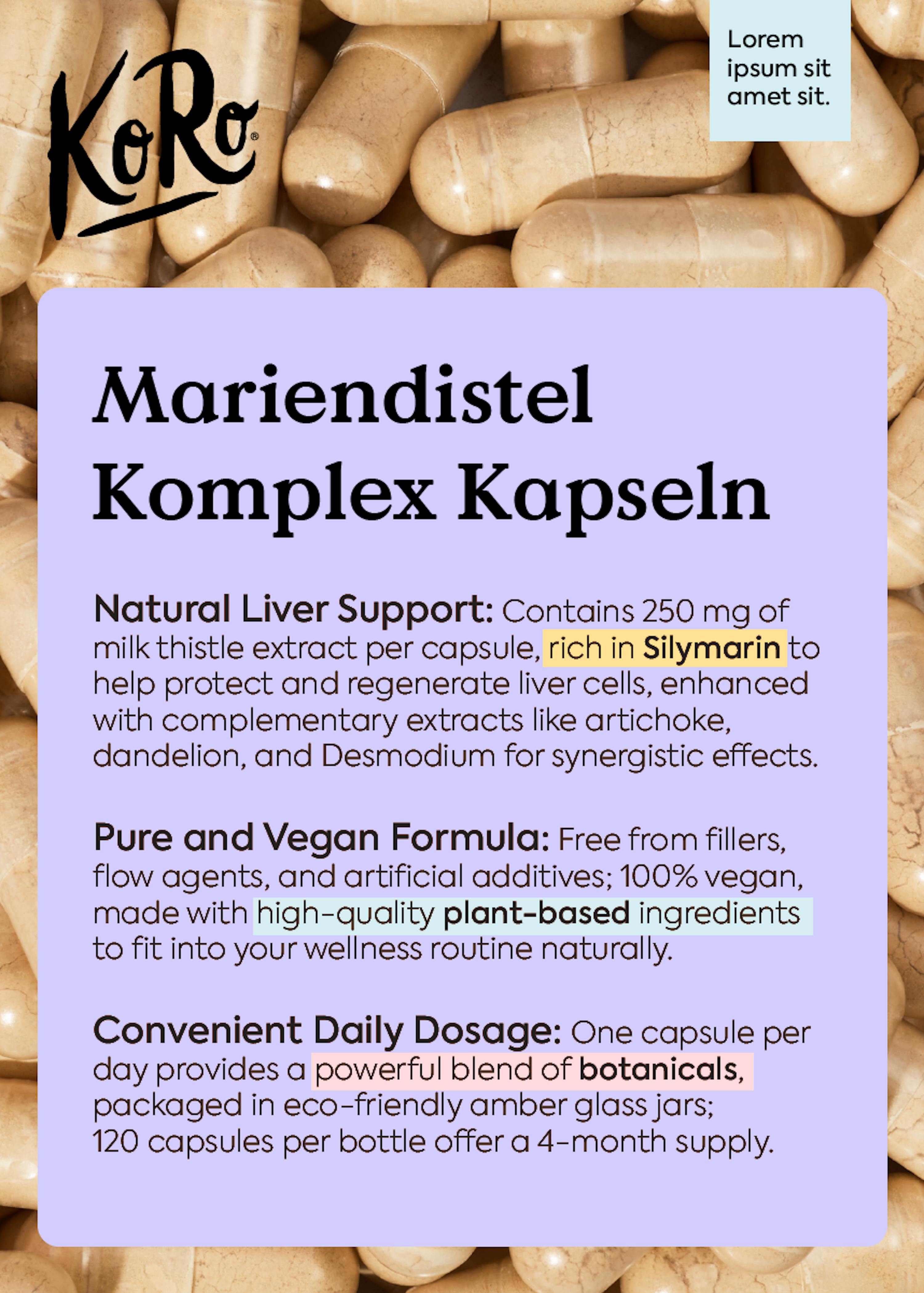 4255582813562 - Mariendistel Komplex Kapseln 120 Stück
