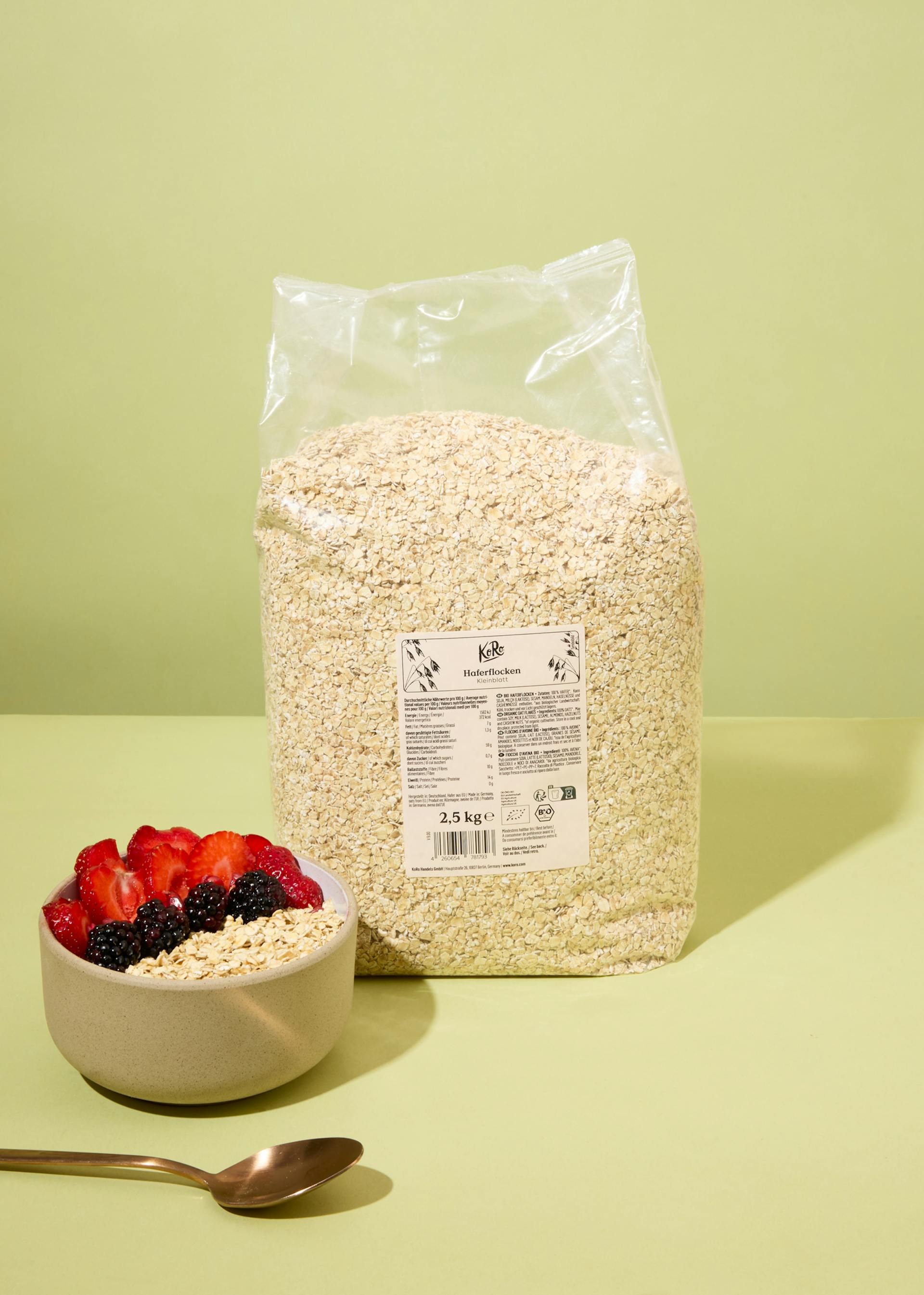 Koro Bio Haferflocken Kleinblatt 2,5 kg