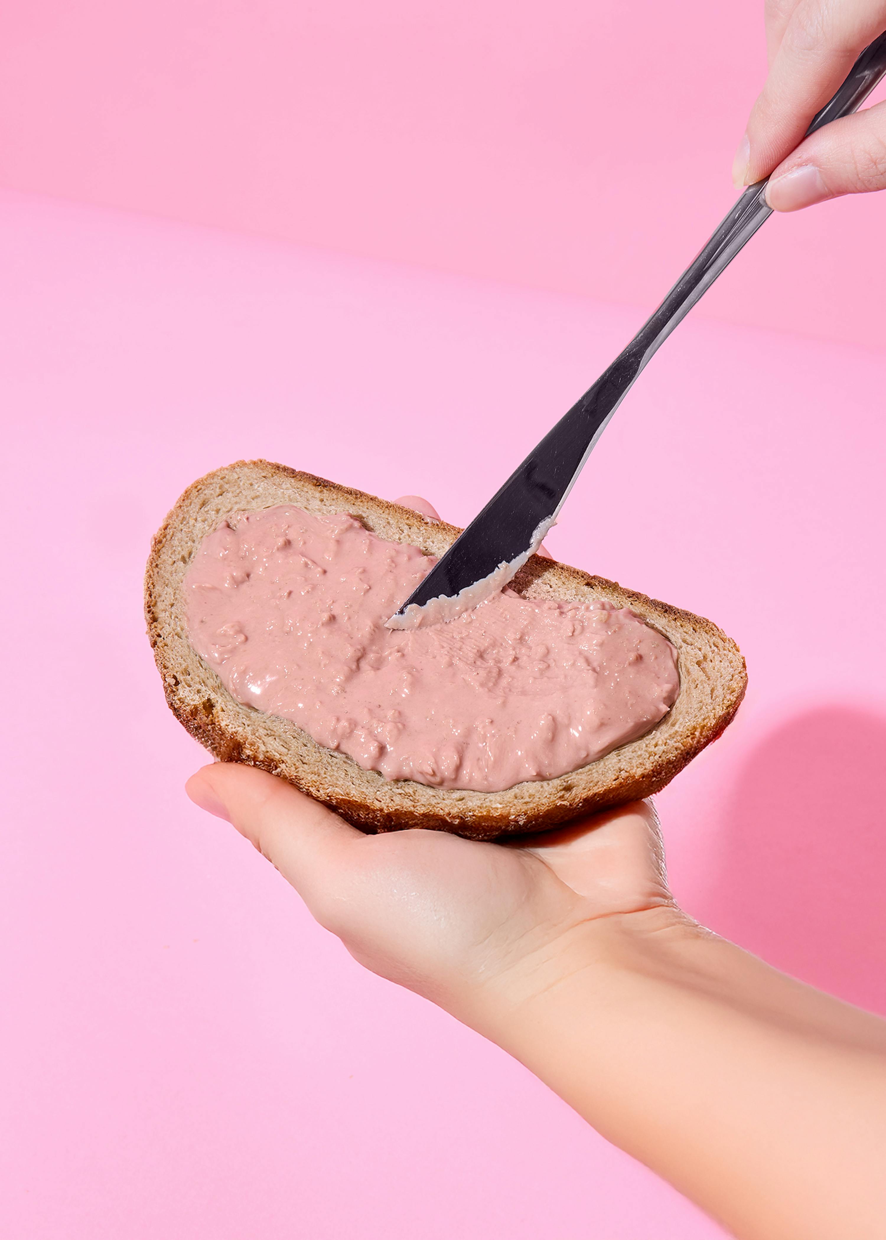 Crema spalmabile proteica ai lamponi crunchy vegan | 200 g