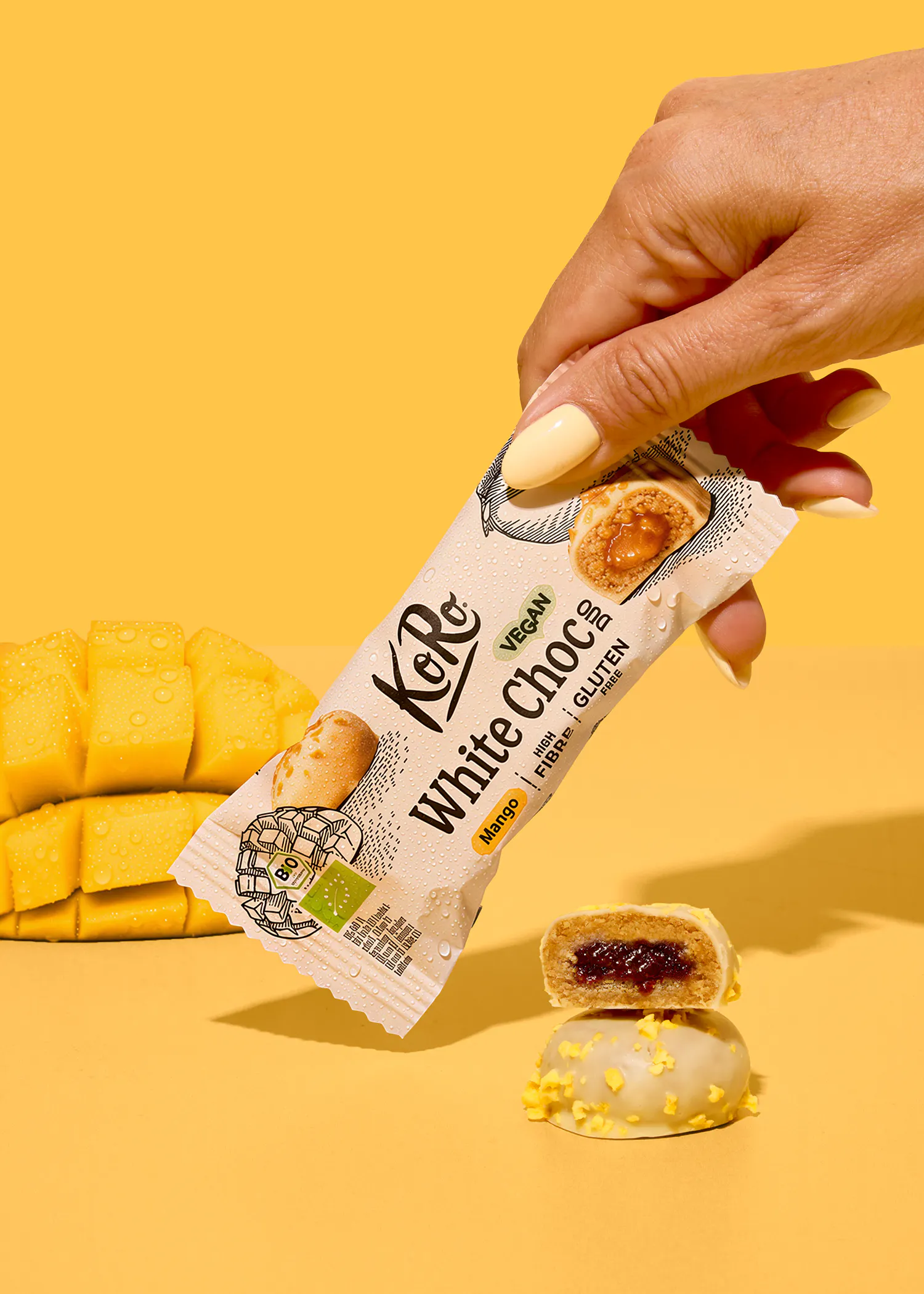 Luomu White Choc Duo Mango | 2 x 20 g