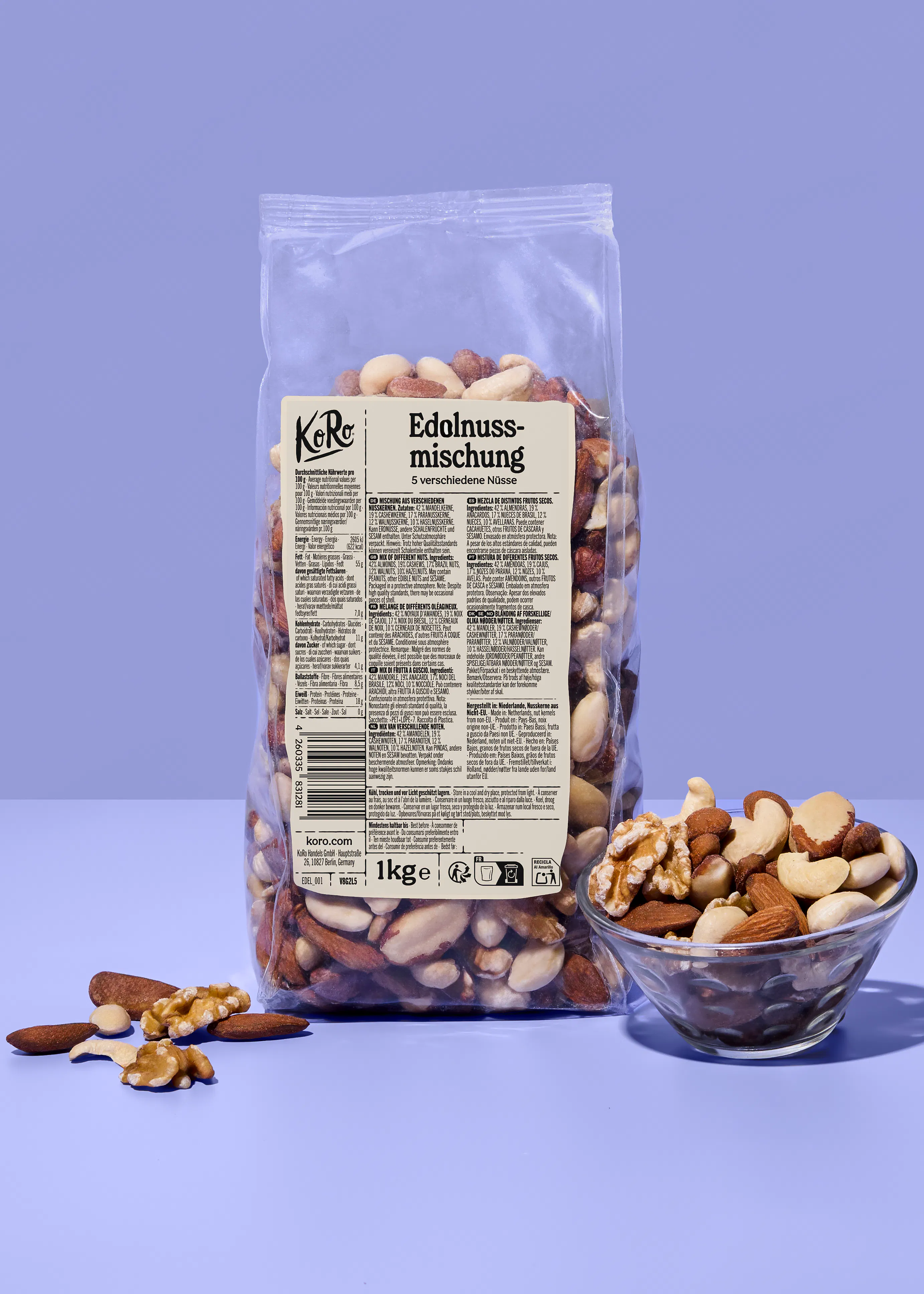KoRo Edelnussmischung 1 kg