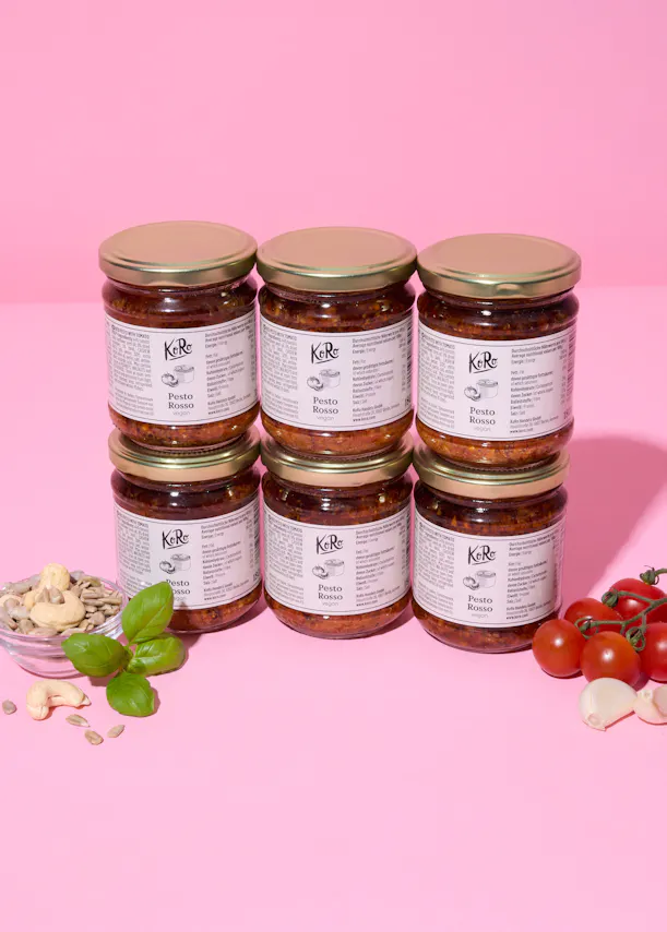 Vegan pesto rosso 6 x 180g