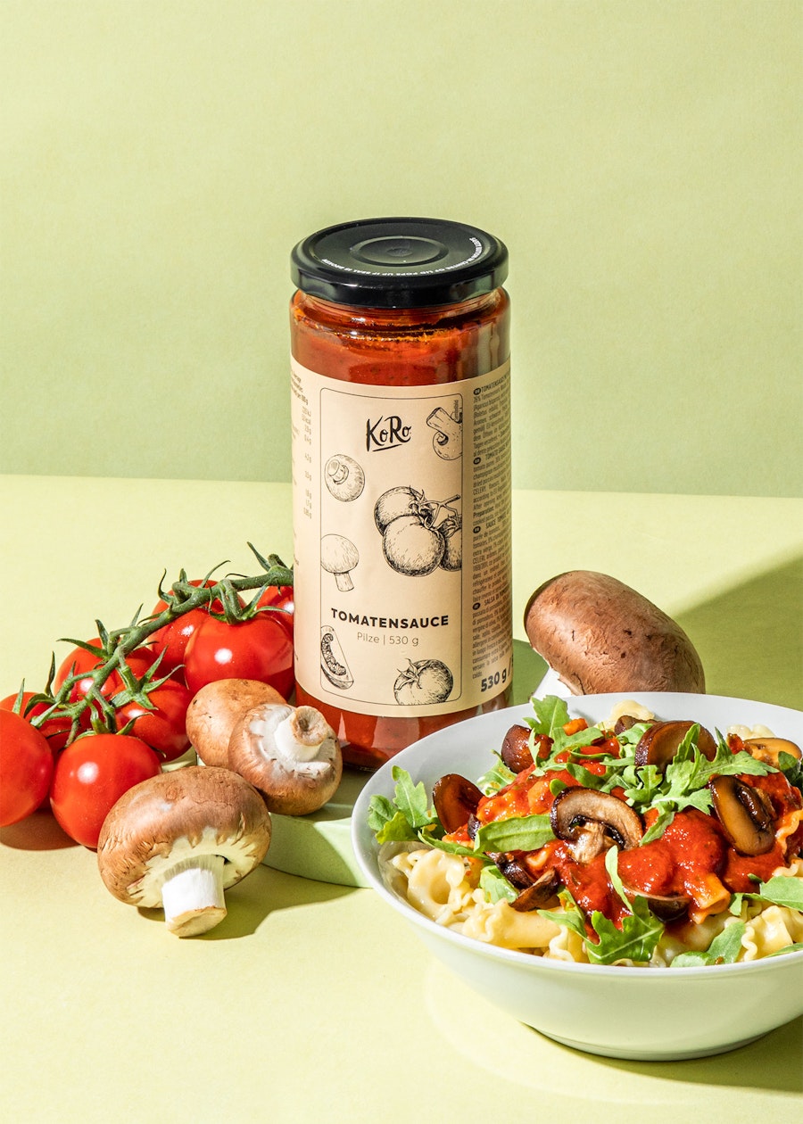 Sauce tomate au basilic 530 g Sauce tomate italienne KoRo France