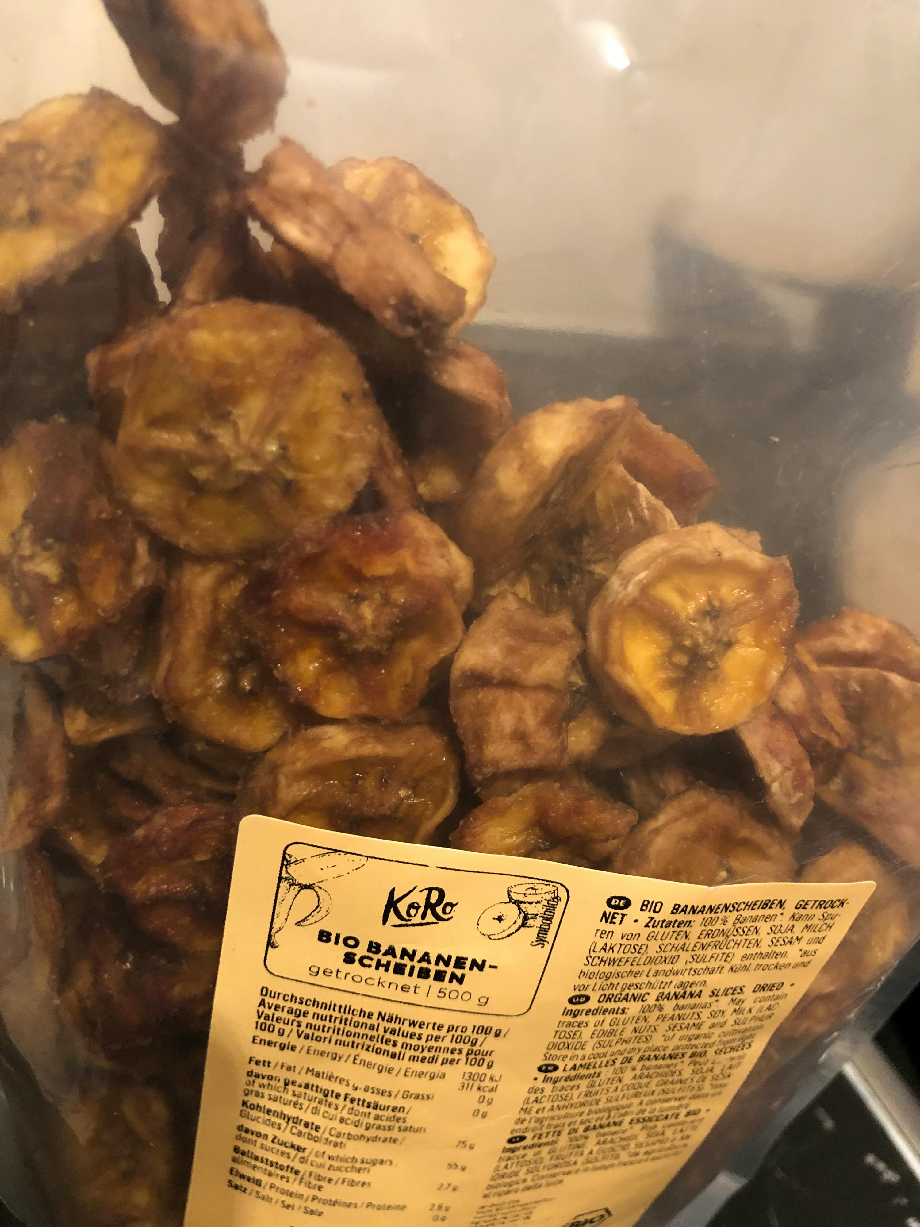 Dehydrated Banana Fruit Coins No Sugar Added Best Quality Organic 1kg