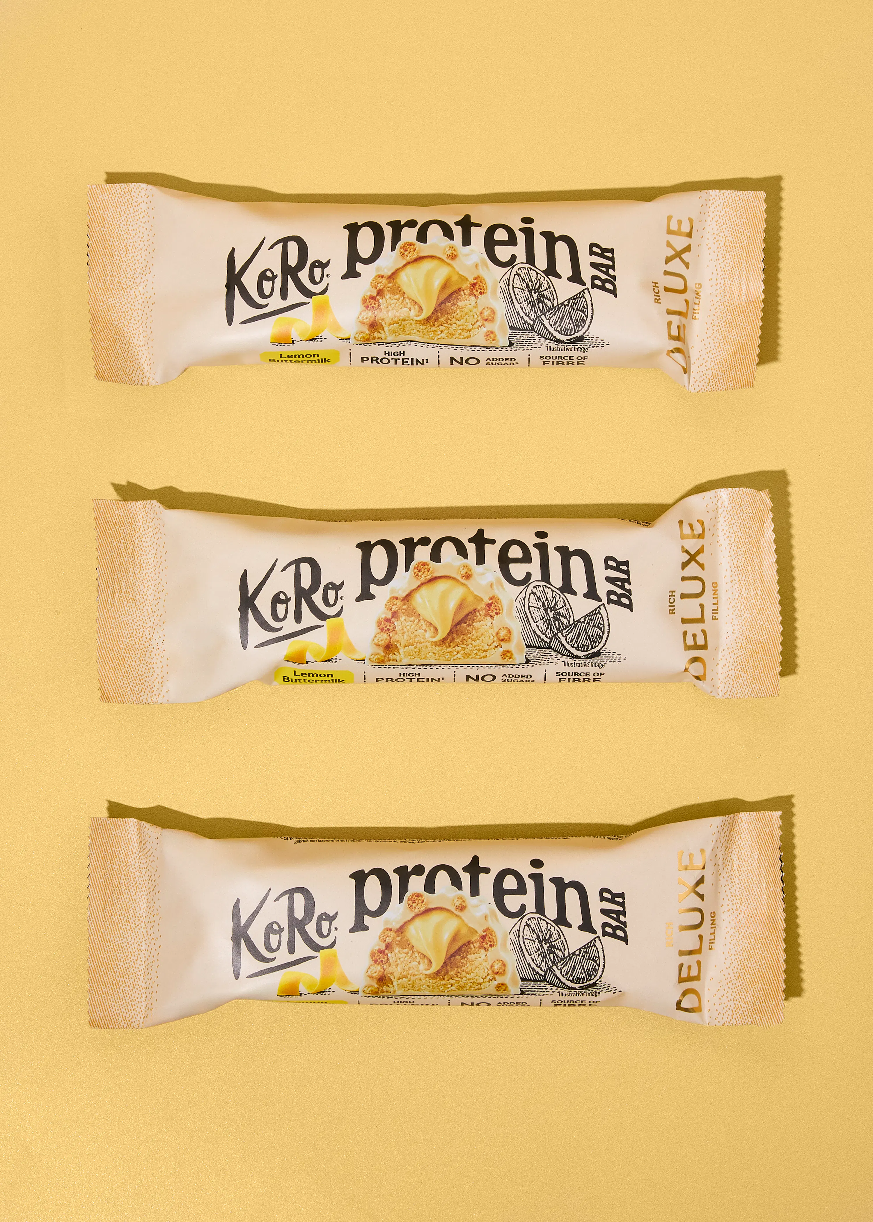 Protein bar deluxe lemon buttermilk style trio | 3 x 55 g – Alleen online verkrijgbaar