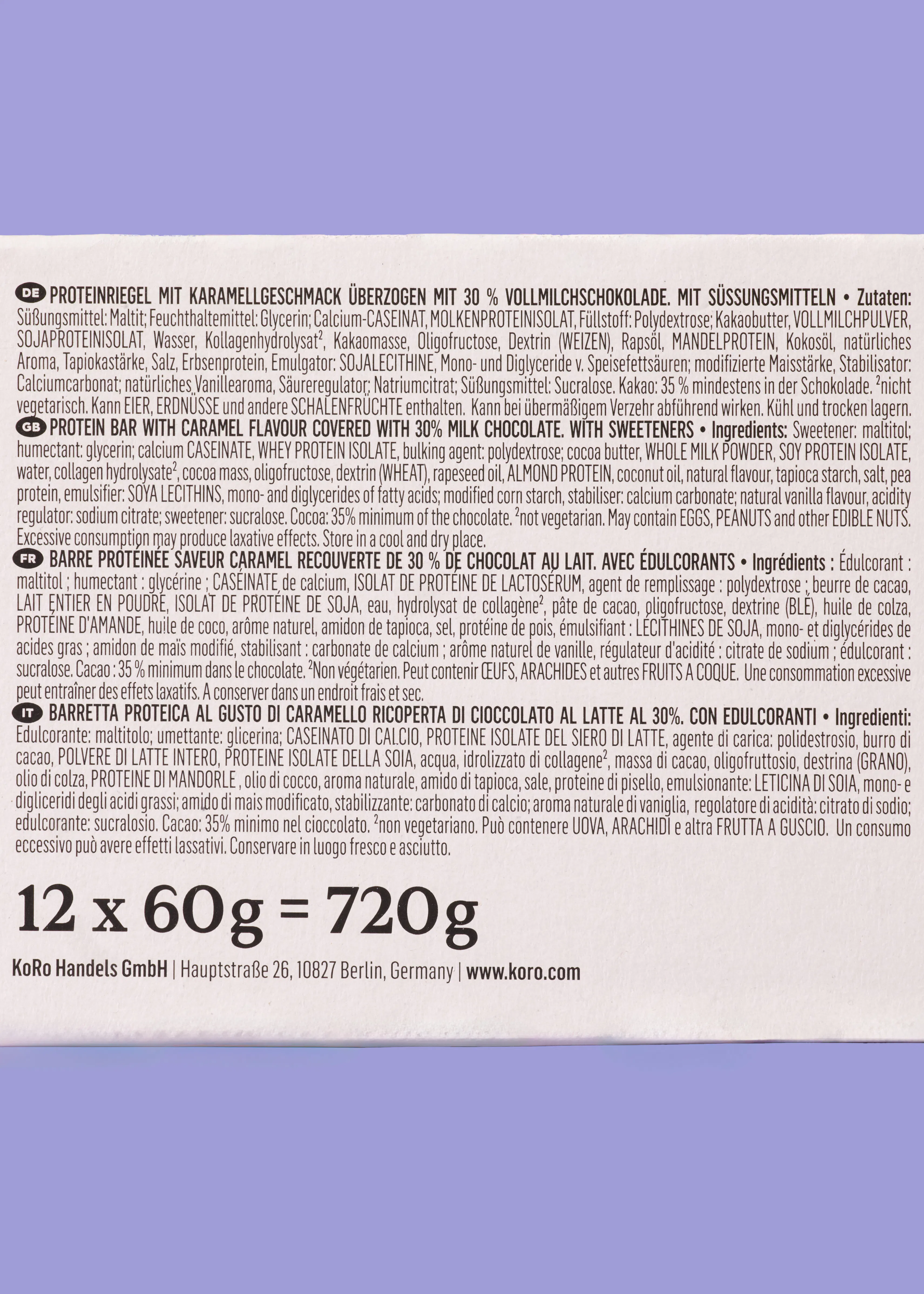 the back of a box of chocolate contains the ingredients