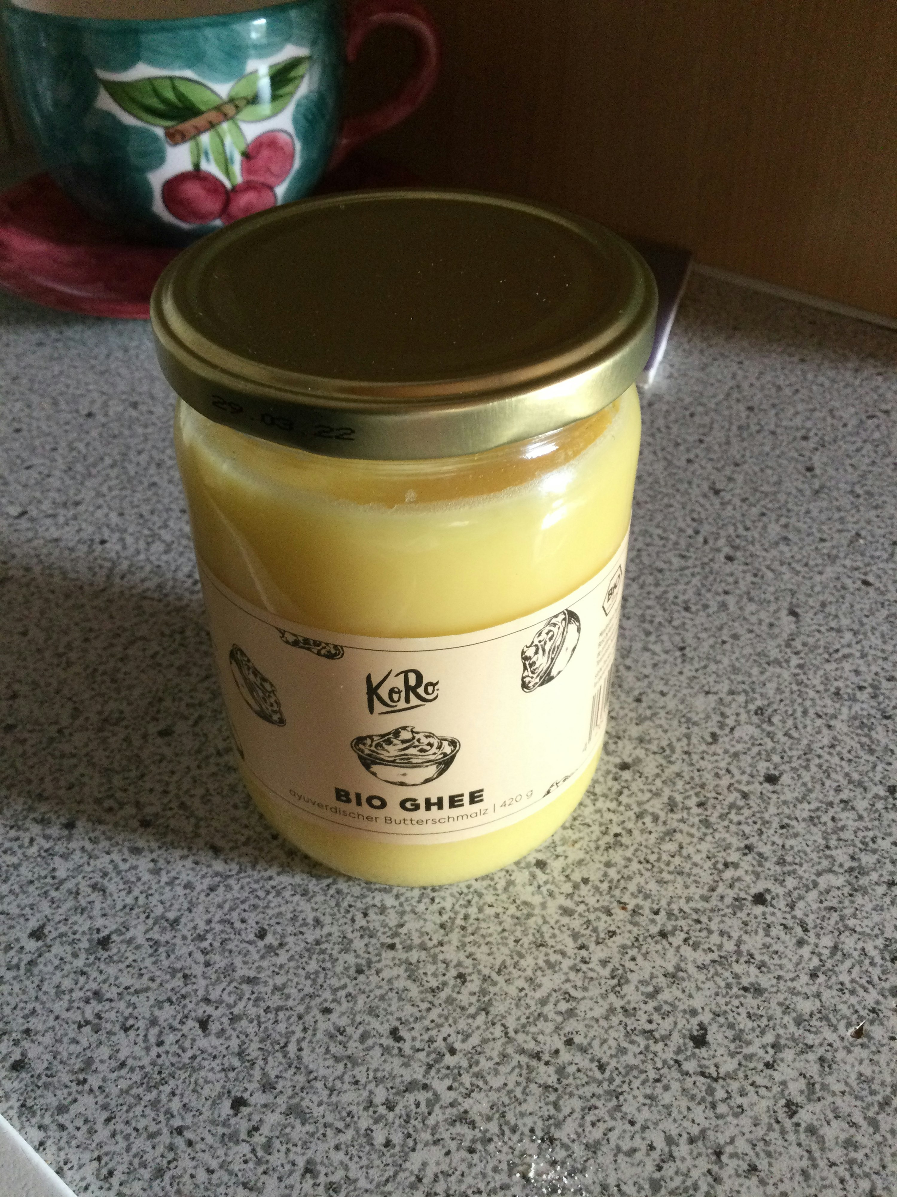 Bio Ghee 420 g kaufen Reines, geklärtes Butterfett KoRo Luxembourg