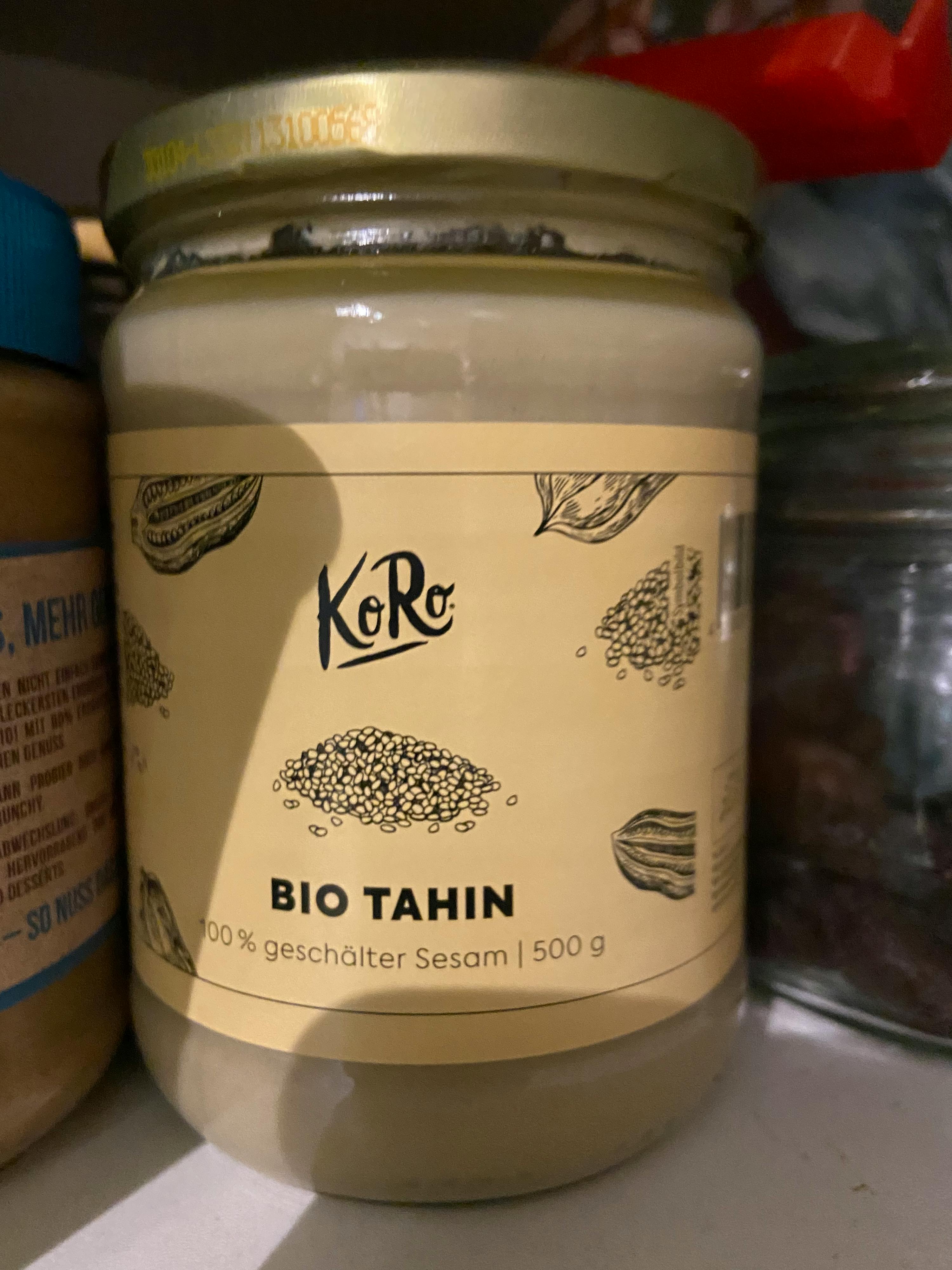 KoRo Dark Organic Tahini 500g