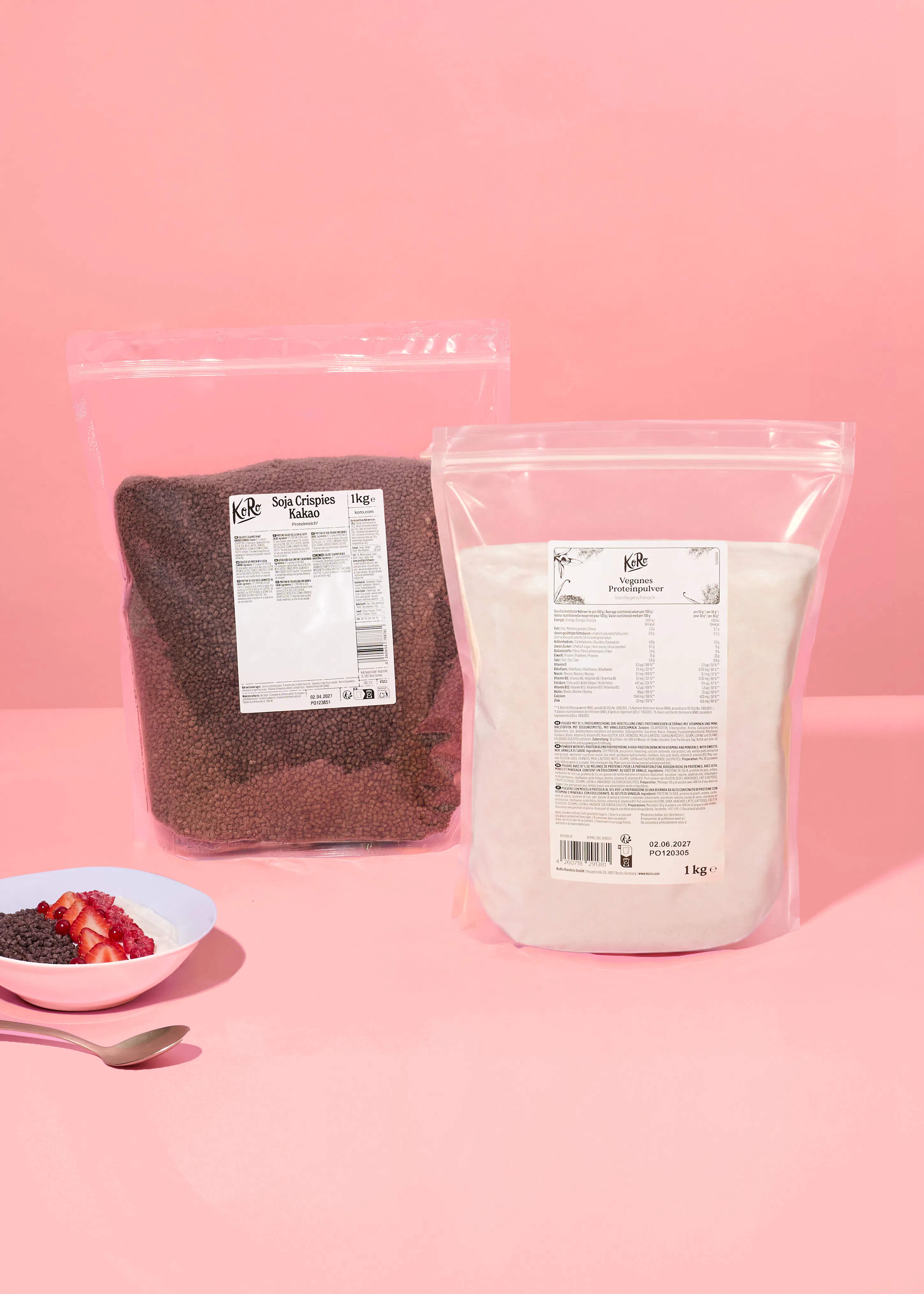 Veganskt Protein Basics Duo | 2 x 1 kg