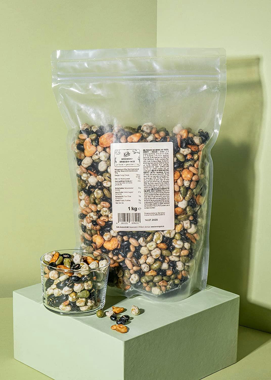 4260335836200 - Geröstete und gesalzene Bohnen-Erbsen-Mix 1 kg 4260335836200 - Geröstete und gesalzene Bohnen-Erbsen-Mix 1 kg