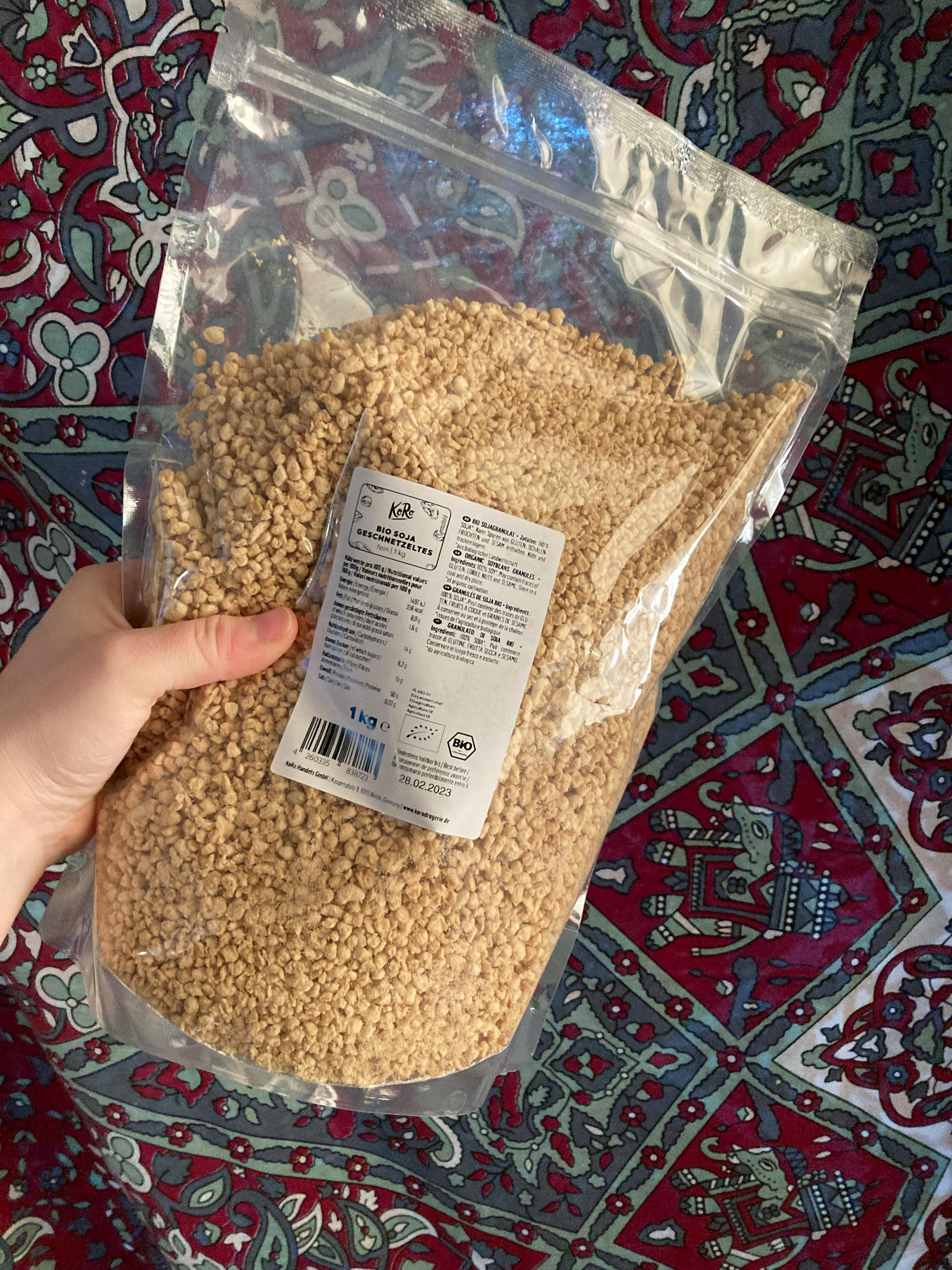 Émincés de soja bio (fin) 1 kg - 100 % soja - Vegan