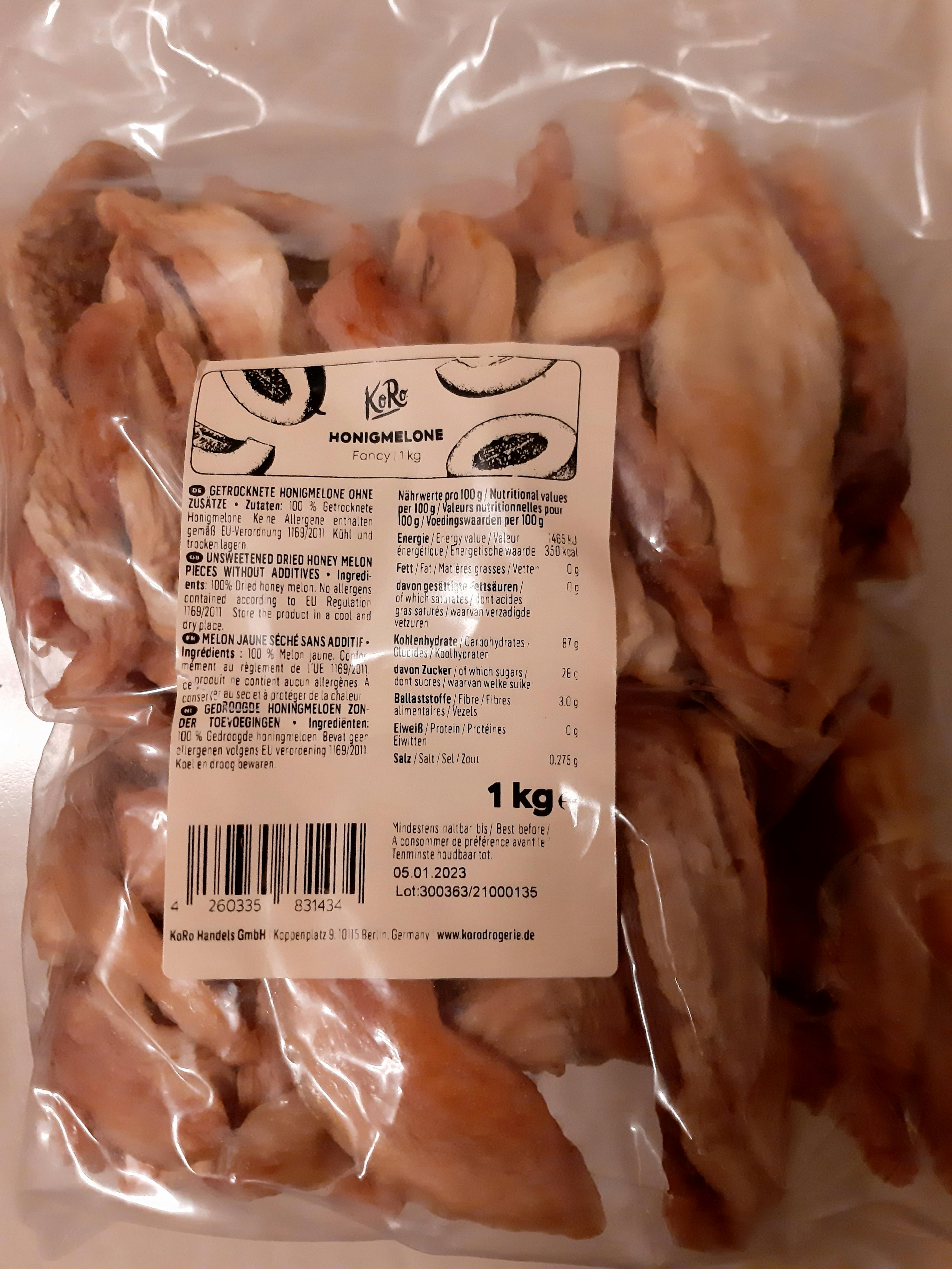 l' arrière d' un sac de nourriture avec une étiquette de 1 kg