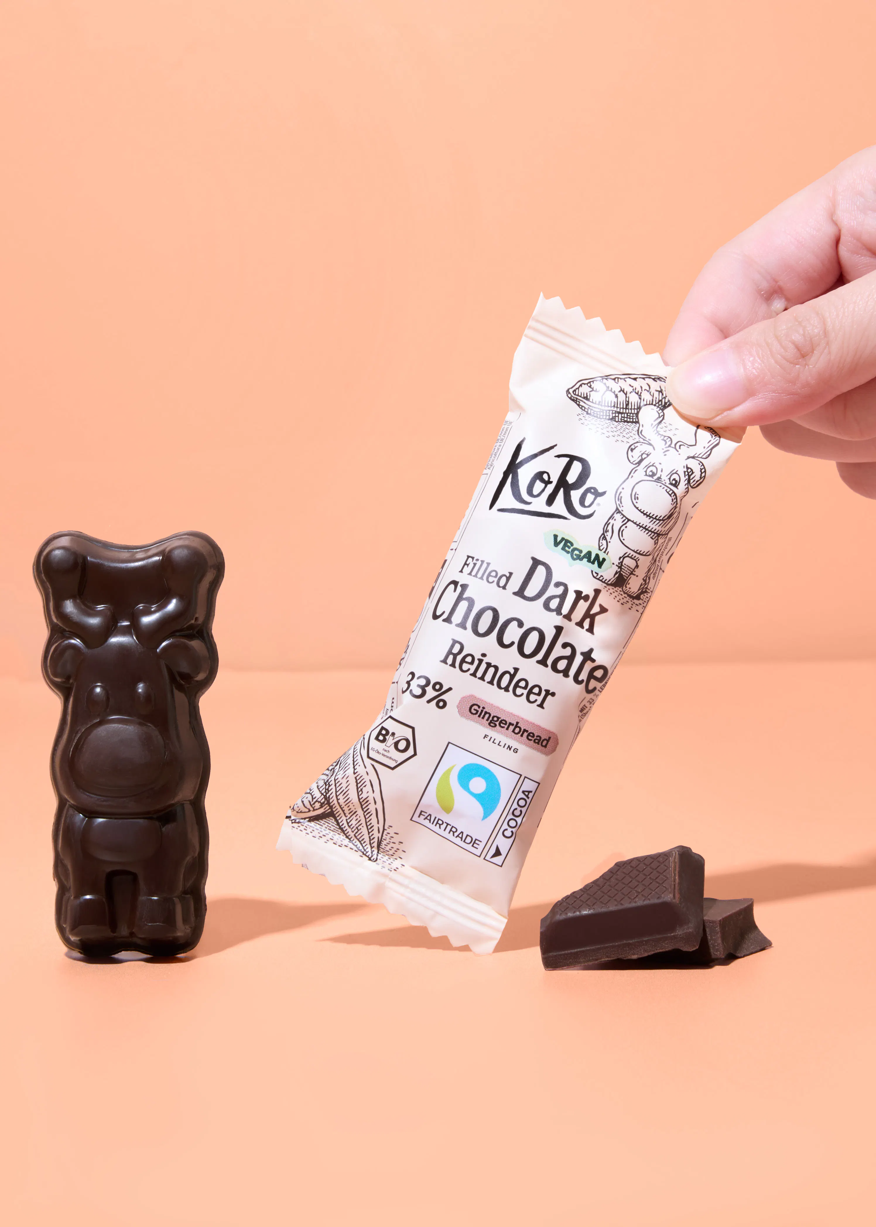 Dark chocolate with gingerbread filling | 23g