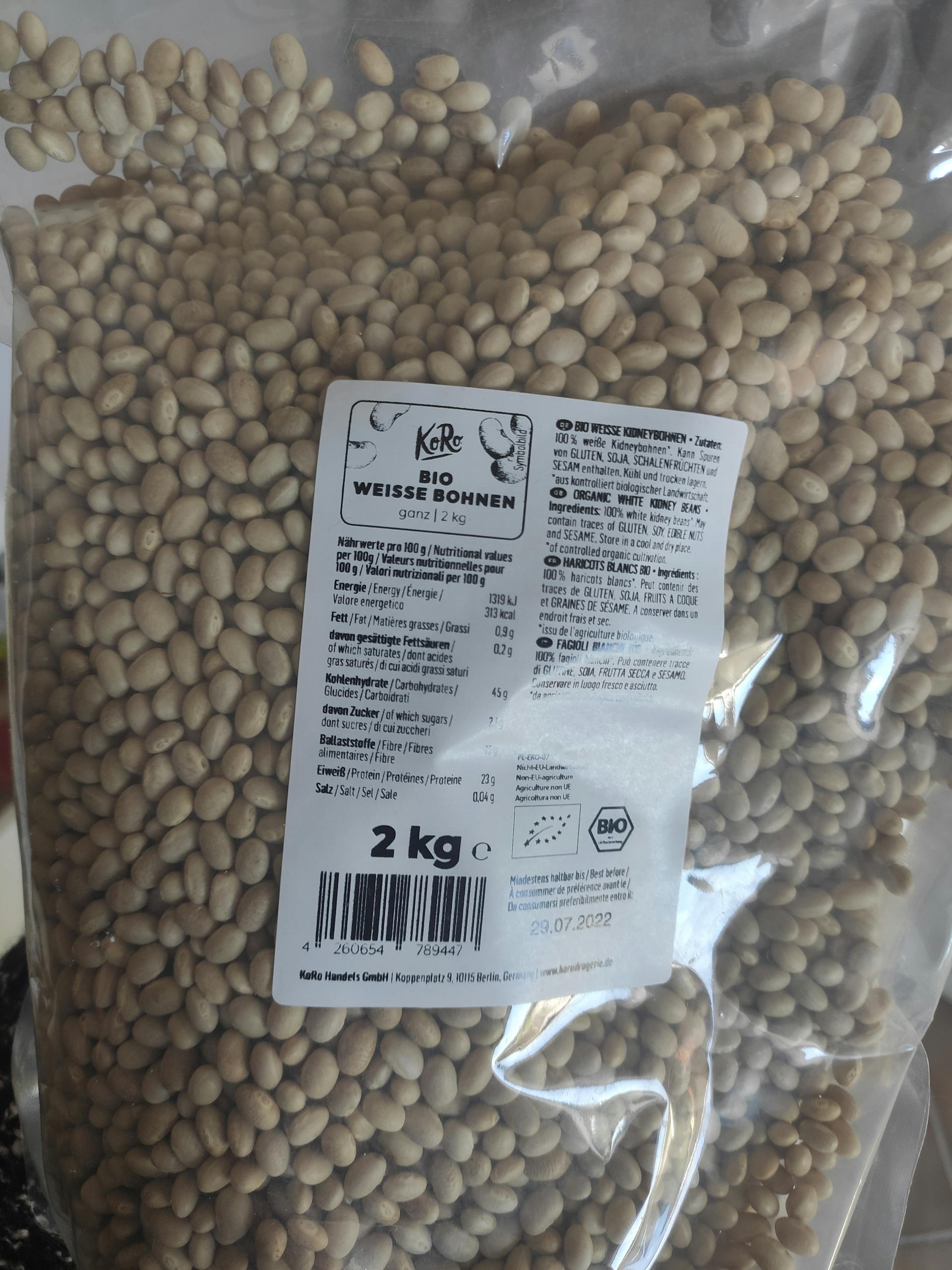 Fagioli Cannellini Secchi 500 Gr - Foto 2