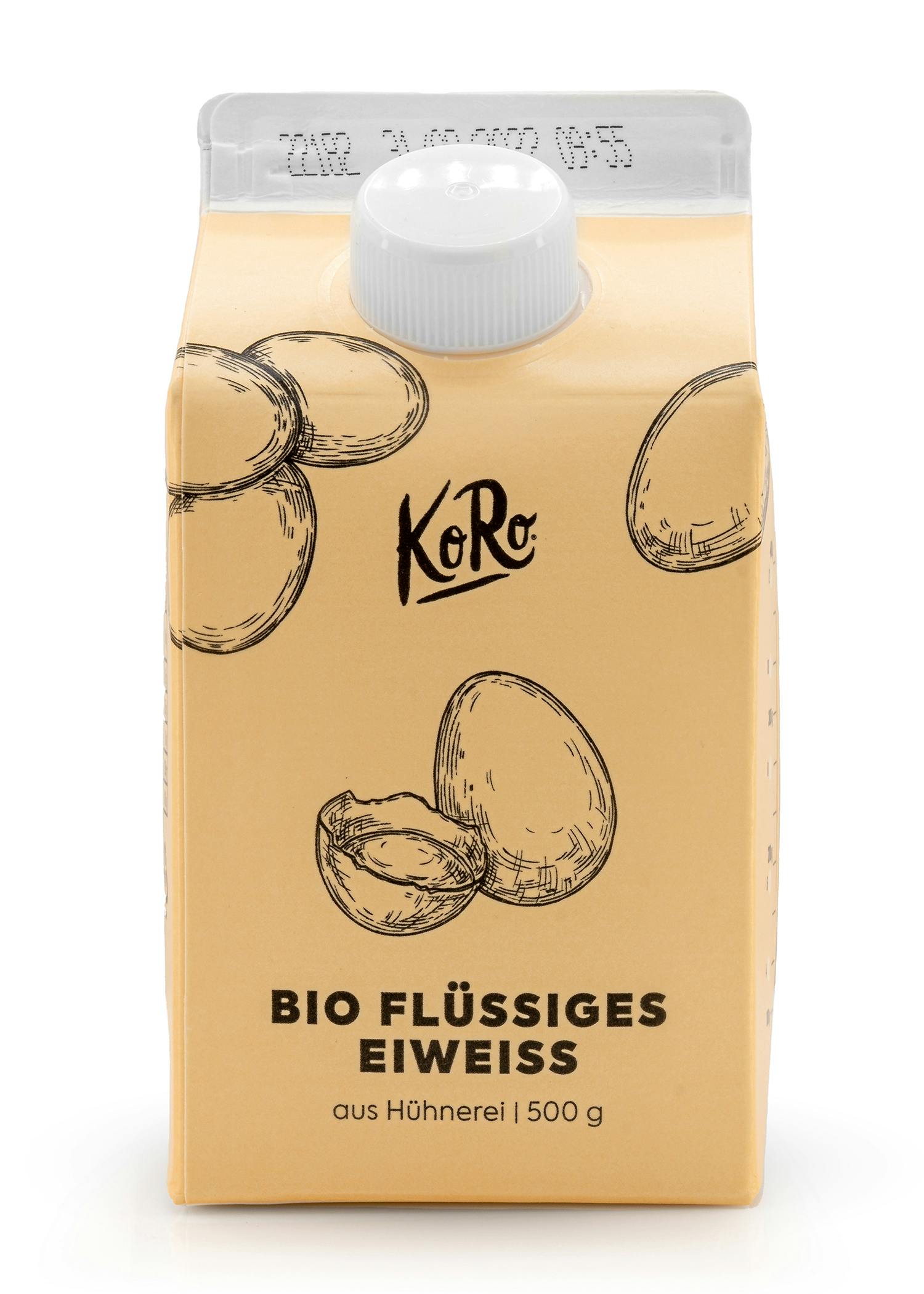Blanc d’œuf liquide bio 1 kg à acheter en ligne | KoRo Luxembourg