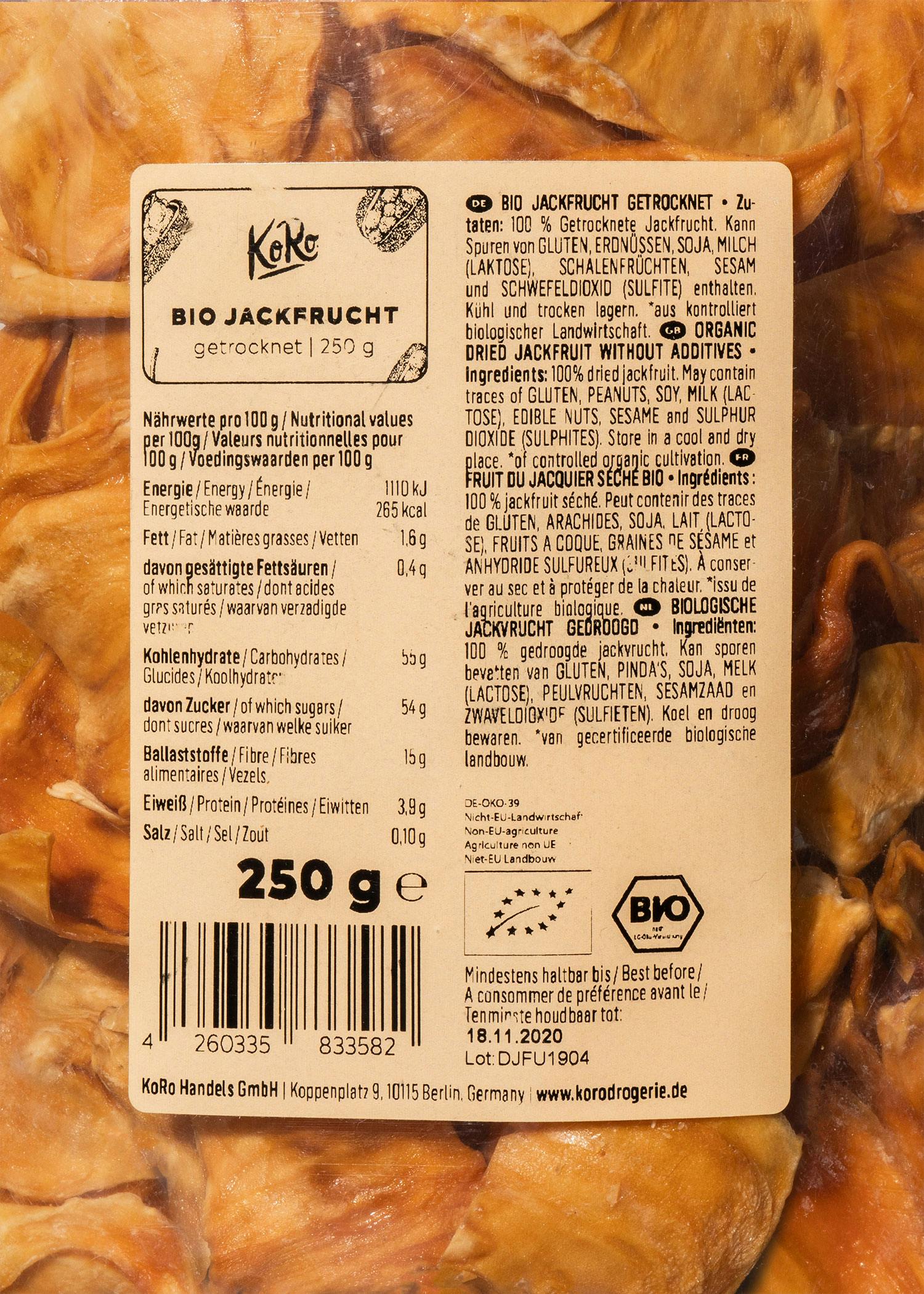 l' etichetta di un prodotto è in lingua tedesco