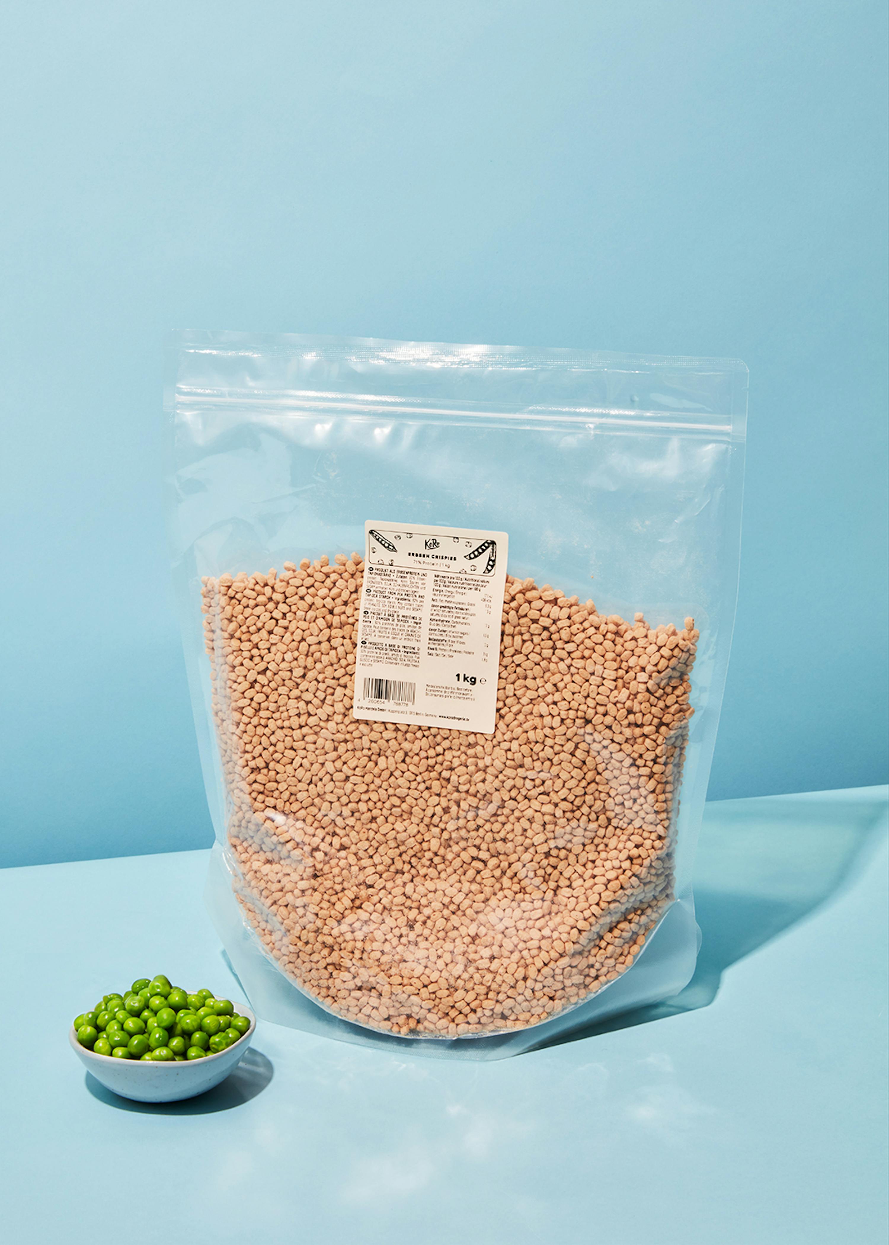 KoRo - Soy Protein Crispies 1 kg - 60% Protein Vegan Value Pack :  : Grocery