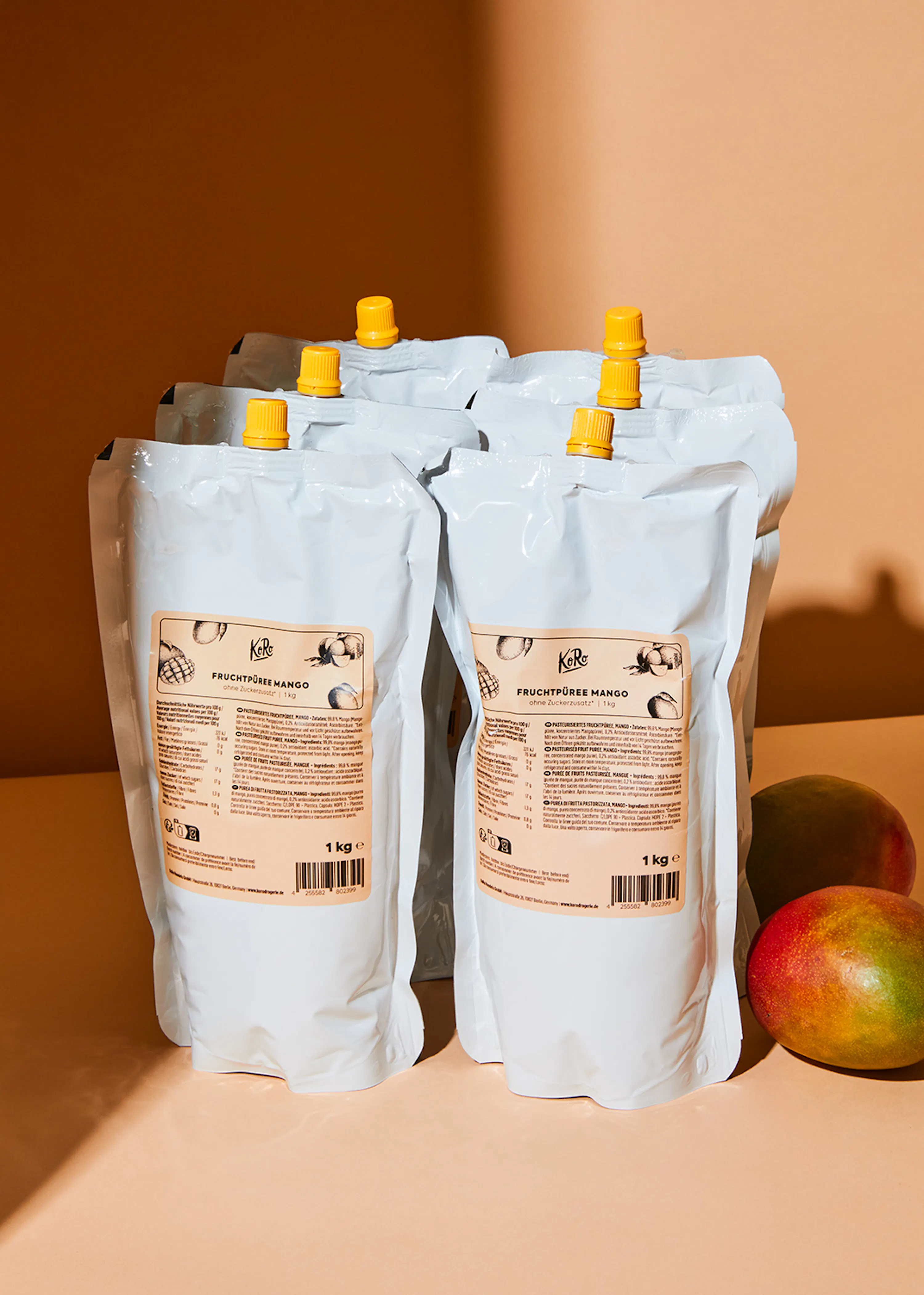 Purée de mangue lot de 2 briques de 1L Côté Saveurs