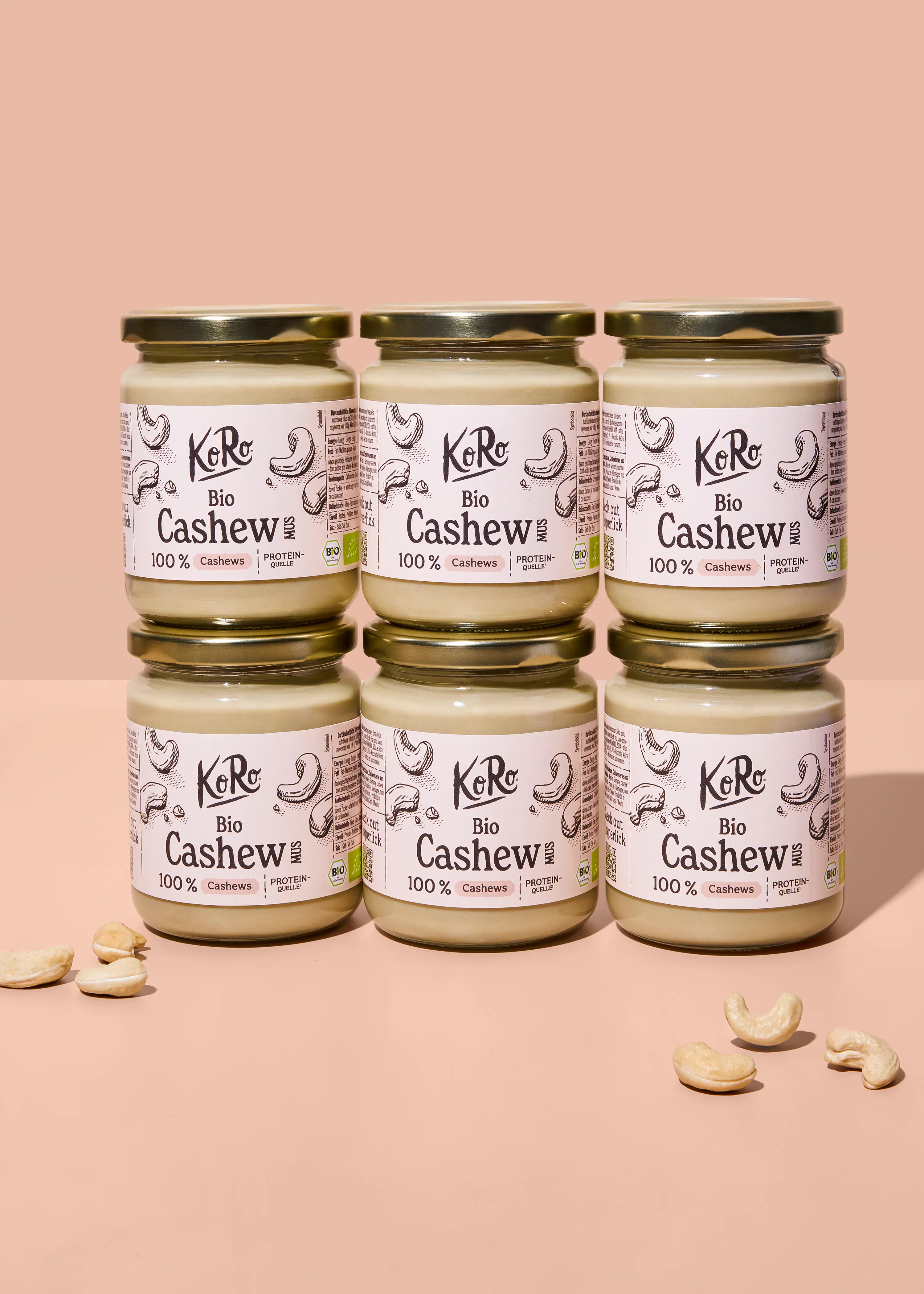 Bio Cashewmus | 6 x 250 g
