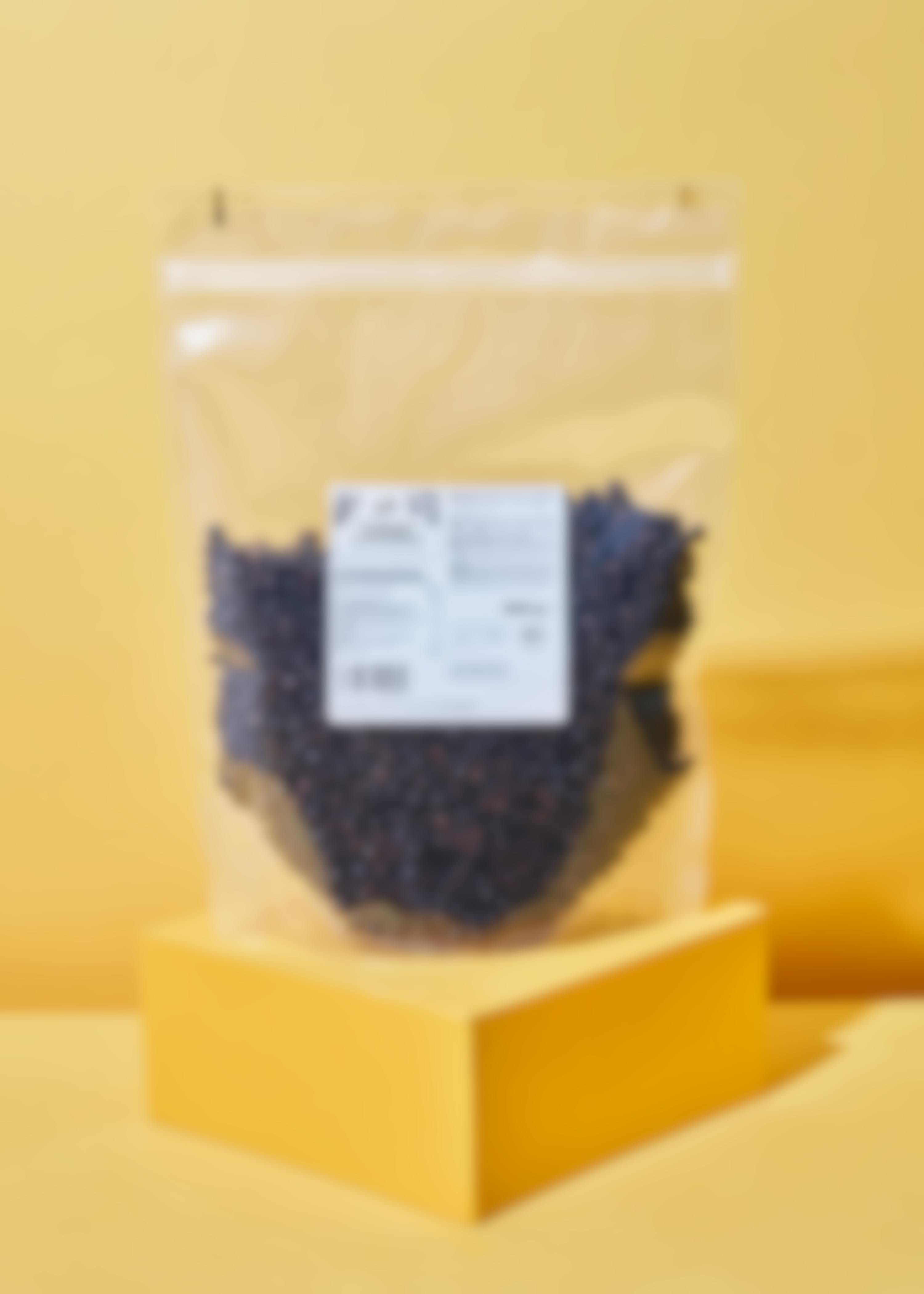 Organic puffed black currants 500g