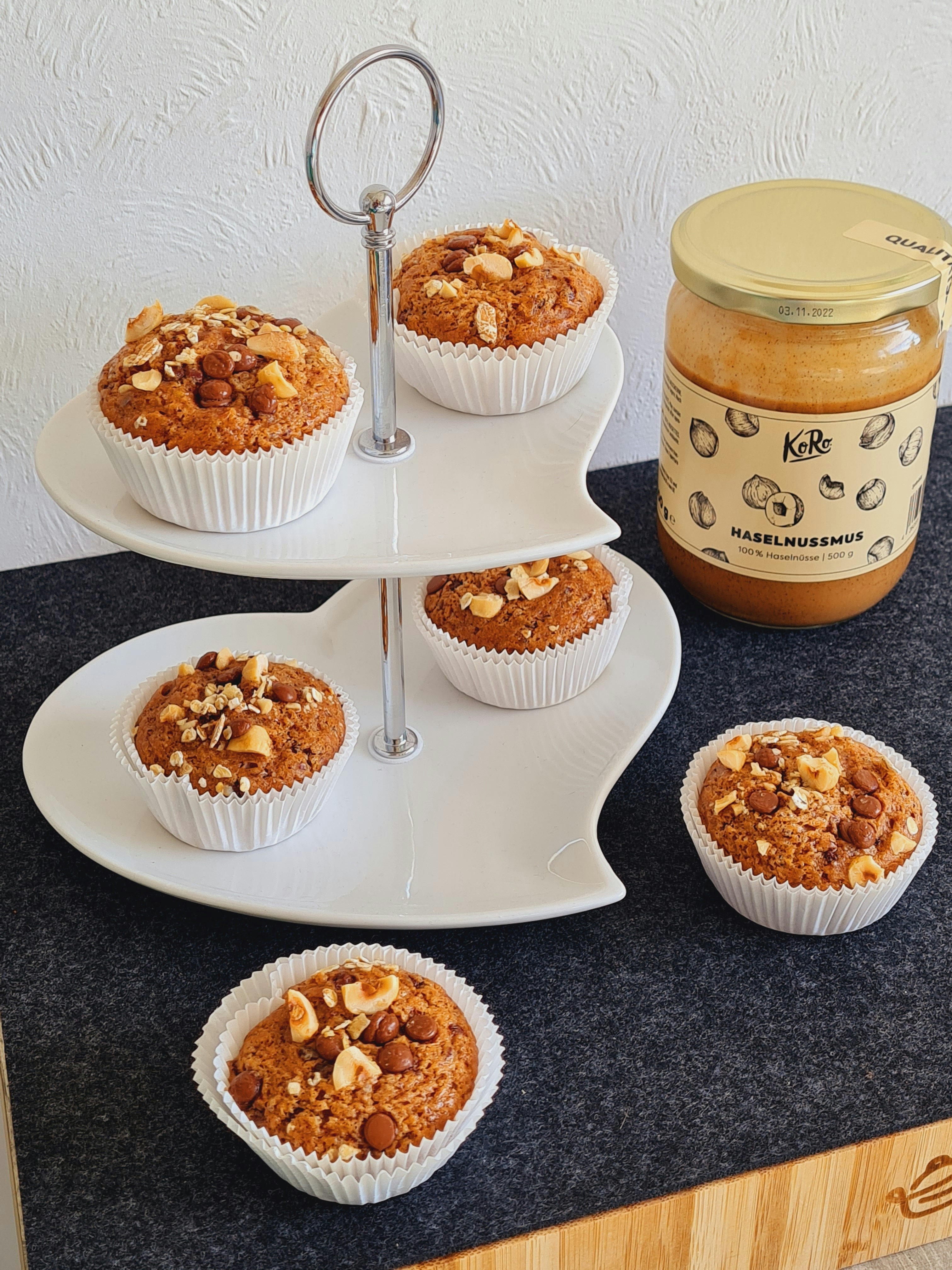 Vegane Muffins mit Banane und Schoko | KoRo Belgium