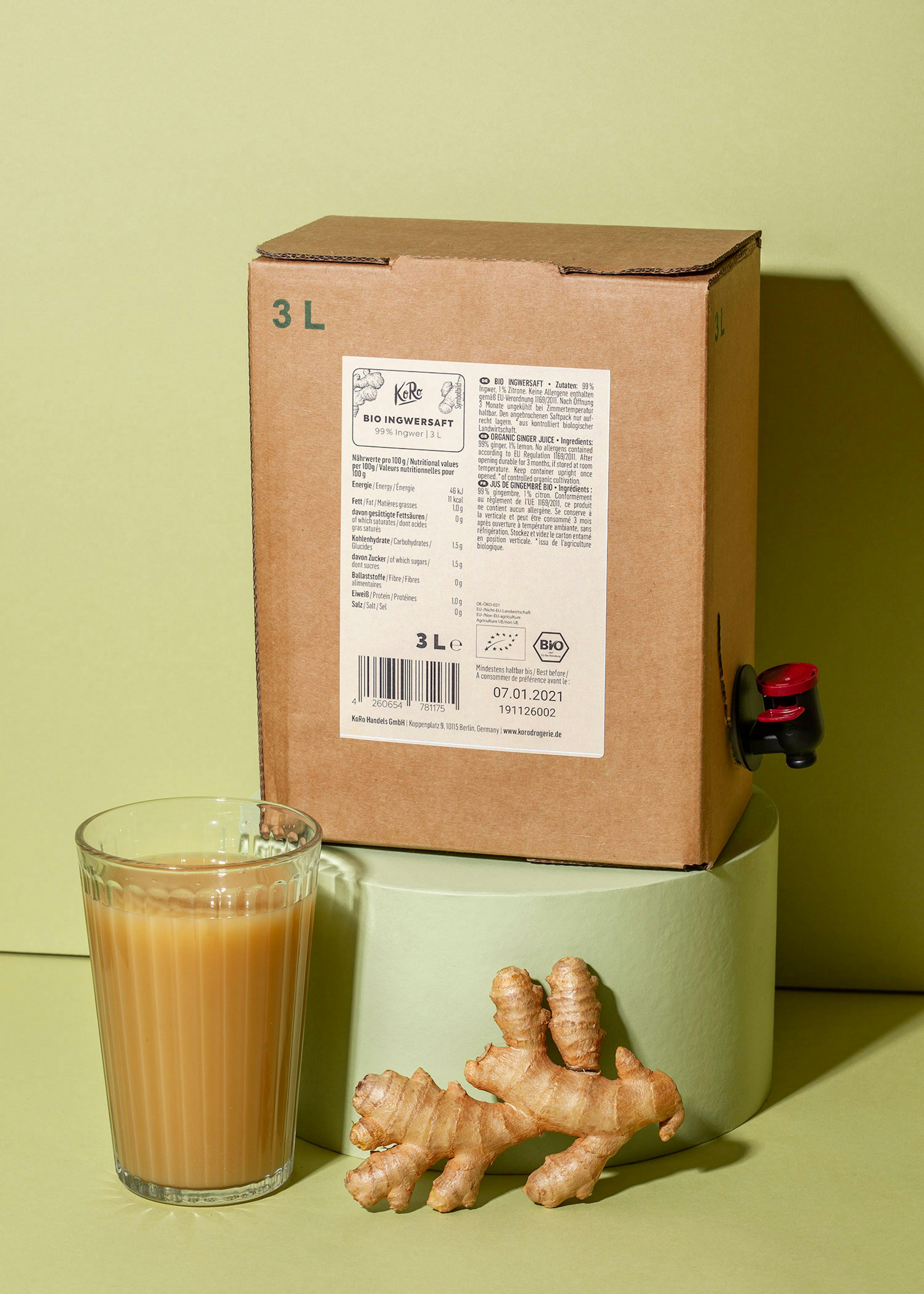 Achetez G'nger Jus de gingembre pur à 100% naturel et bio chez Holland &  Barrett