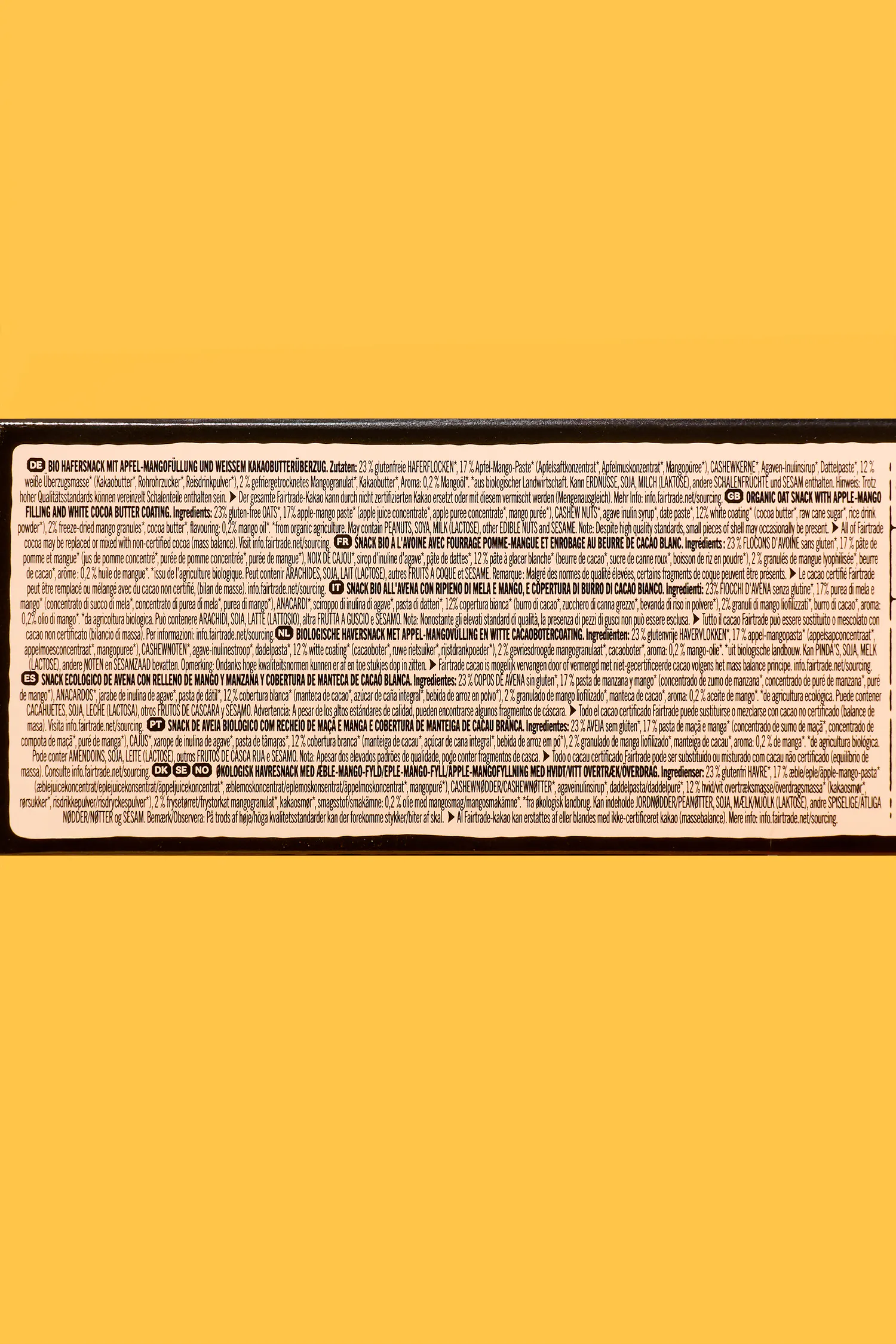 Bio White Choc Duo Mango | 12 x 2 x 20 g