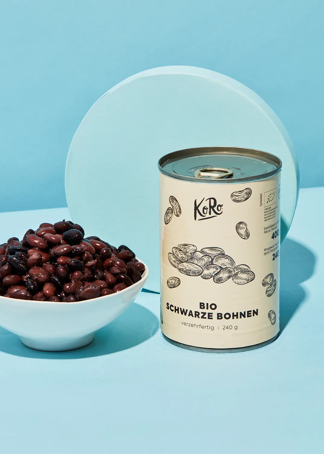 Haricots noirs en conserve bio 240 g