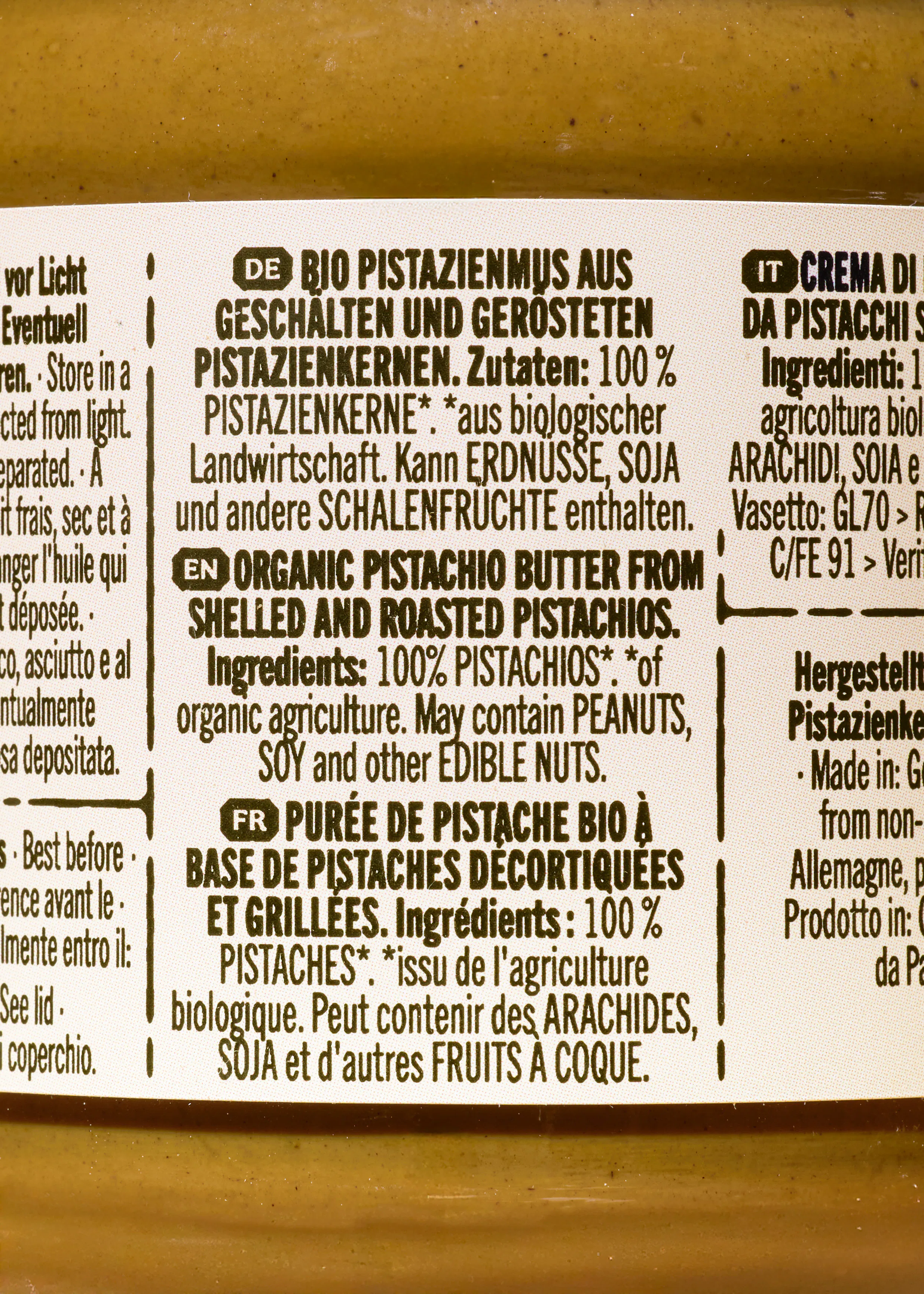 Purée de pistaches bio 6 x 200 g