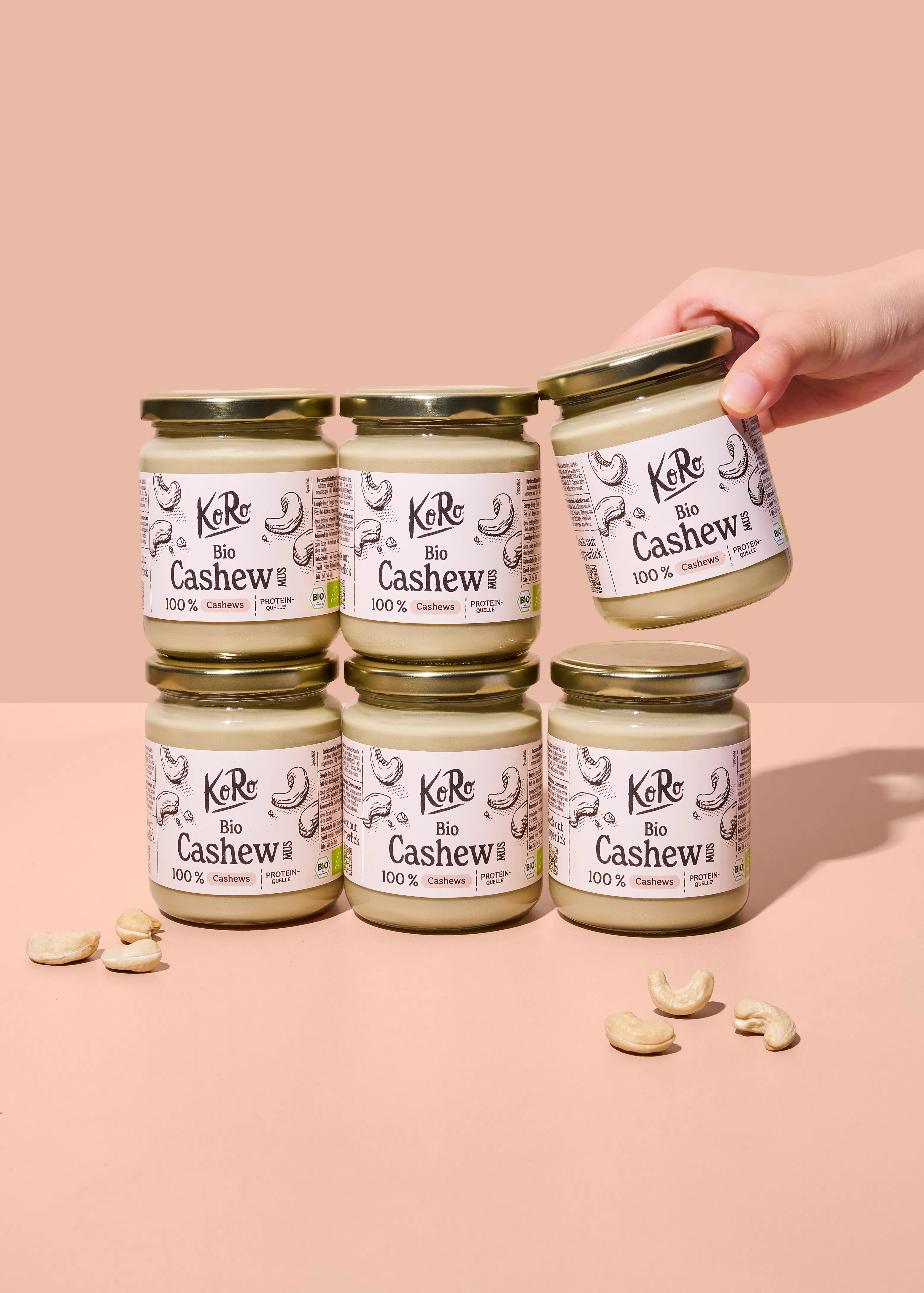 Bio Cashewmus | 6 x 250 g
