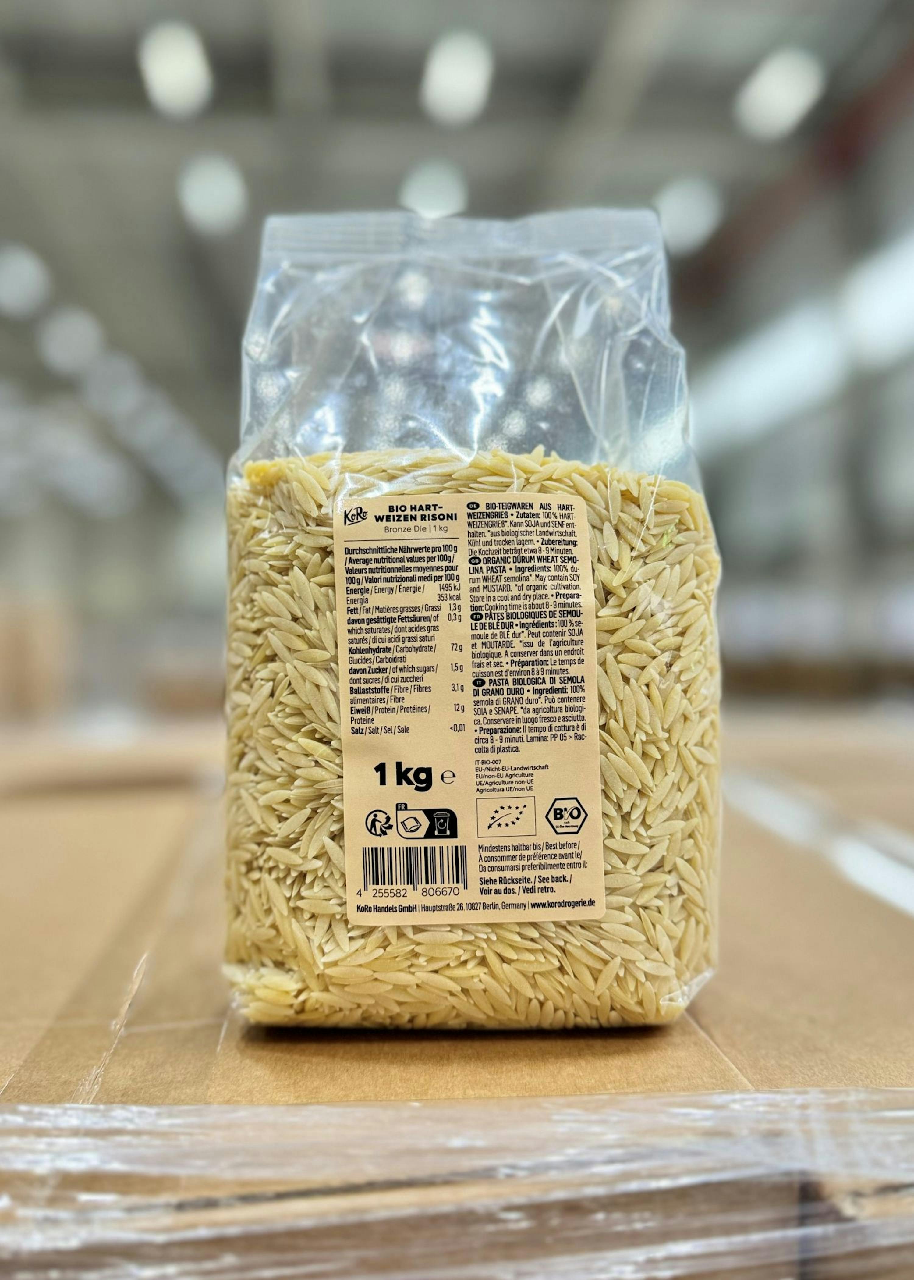 Risoni de farine de pois chiches bio 1 kg - Vegan