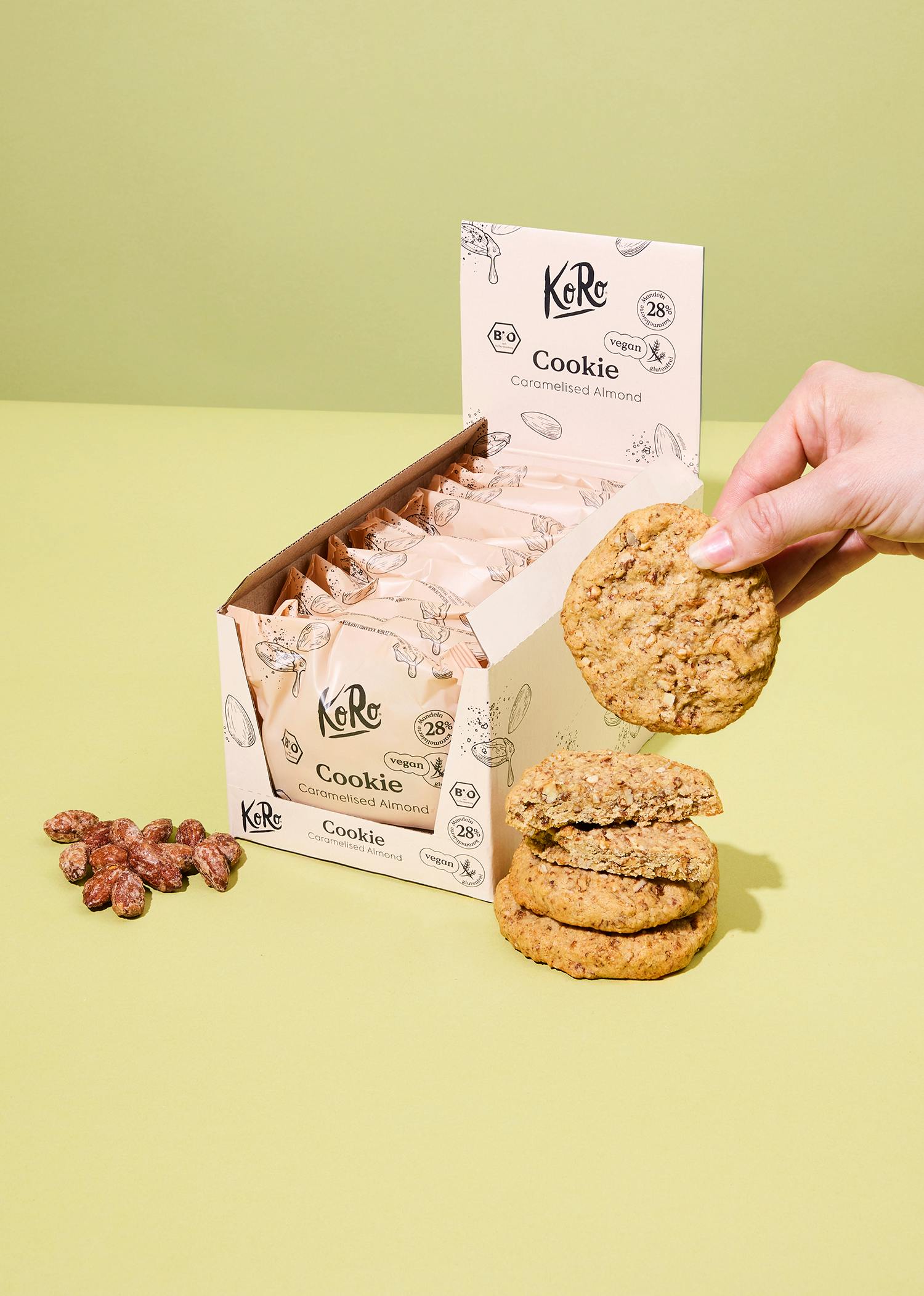 4255582814835 - Bio Cookie Caramelized Almond 12 x 50 g 4255582814835 - Bio Cookie Caramelized Almond 12 x 50 g