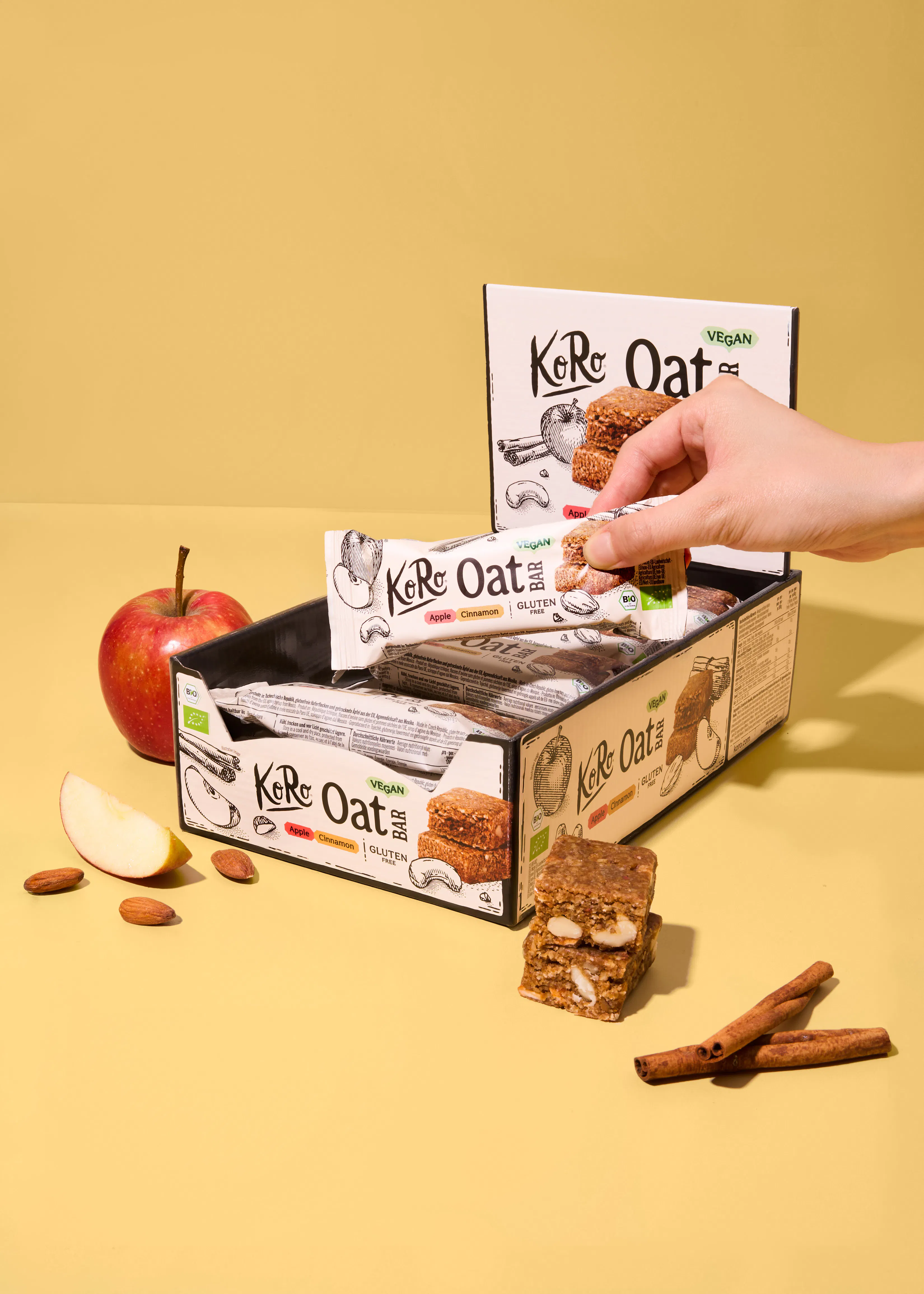 Bio Oat Bar Apple Cinnamon | 15 x 60 g