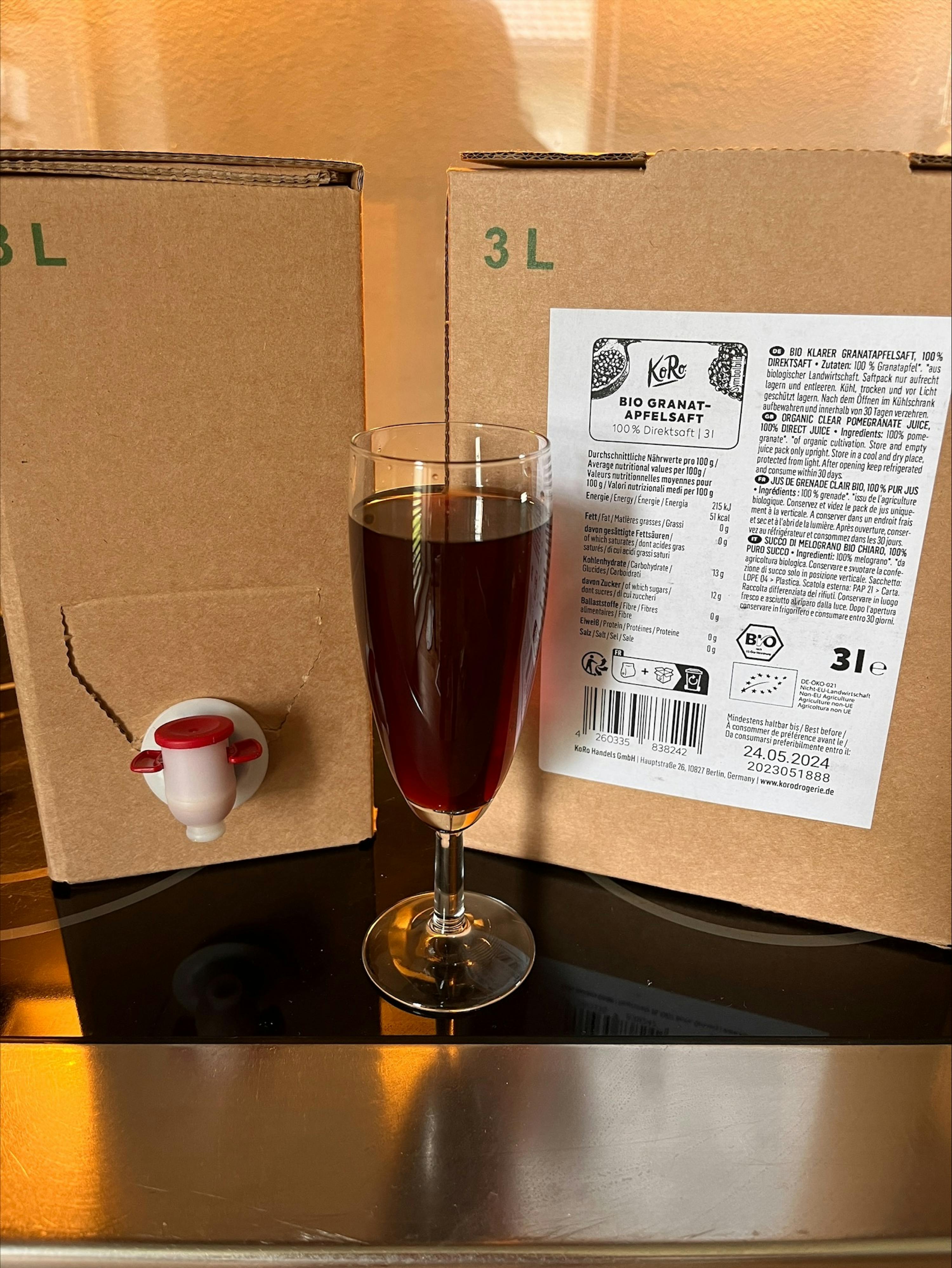 Succo di melograno bag-in-box bio - acquista ora!